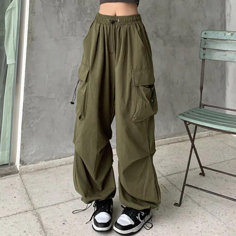 Winter Solid Casual Baggy Cargo Pants Women Harajuku Oversize Y2k Wide Pants Female Korean Fashion Sports Retro Trousers 2026 XL зелений
Winter Solid Casual Baggy Cargo Pants Women Harajuku Oversize Y2k Wide Pants Female Korean Fashion Sports Retro Trousers 2026 XL зелений
