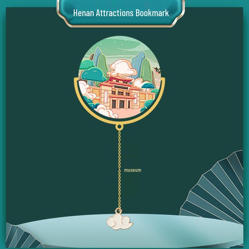 Luoyang Laojun Mountain and Longmen Grottoes Metal Bookmark - Creative Tourist Souvenir from Henan Scenic Area.
Luoyang Laojun Mountain and Longmen Grottoes Metal Bookmark - Creative Tourist Souvenir from Henan Scenic Area.