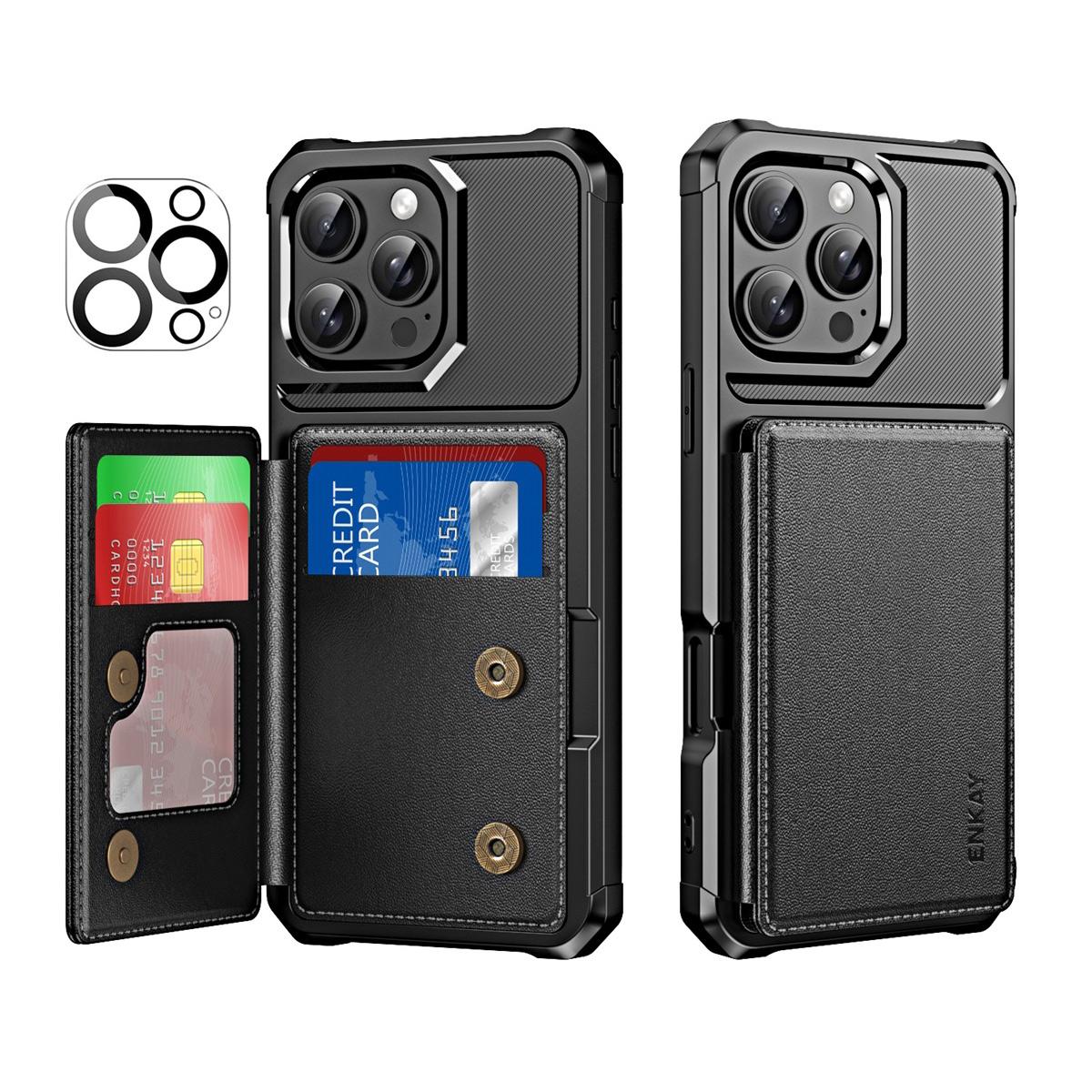For iPhone 14 Pro ENKAY Hat-Prince Wallet Card Slot Kickstand PU Leather +TPU Back Phone Cover with Camera Lens Film A
For iPhone 14 Pro ENKAY Hat-Prince Wallet Card Slot Kickstand PU Leather +TPU Back Phone Cover with Camera Lens Film A