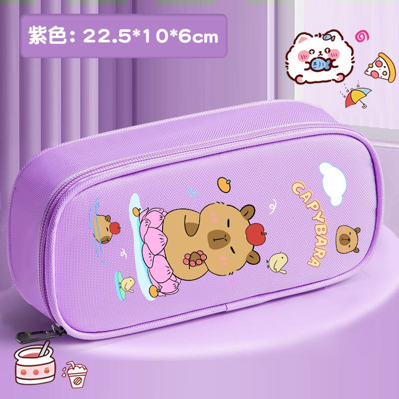 Cute Kapibara Stationery Box - Children s Double-Layer Simple Pencil Case With Large Capacity Pen Bag
Cute Kapibara Stationery Box - Children s Double-Layer Simple Pencil Case With Large Capacity Pen Bag