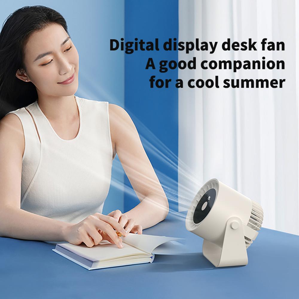 ZK05 Rechargeable Circulating Fan Portable Angle Adjustable Multi-Speed Cooling Fan Beige
ZK05 Rechargeable Circulating Fan Portable Angle Adjustable Multi-Speed Cooling Fan Beige