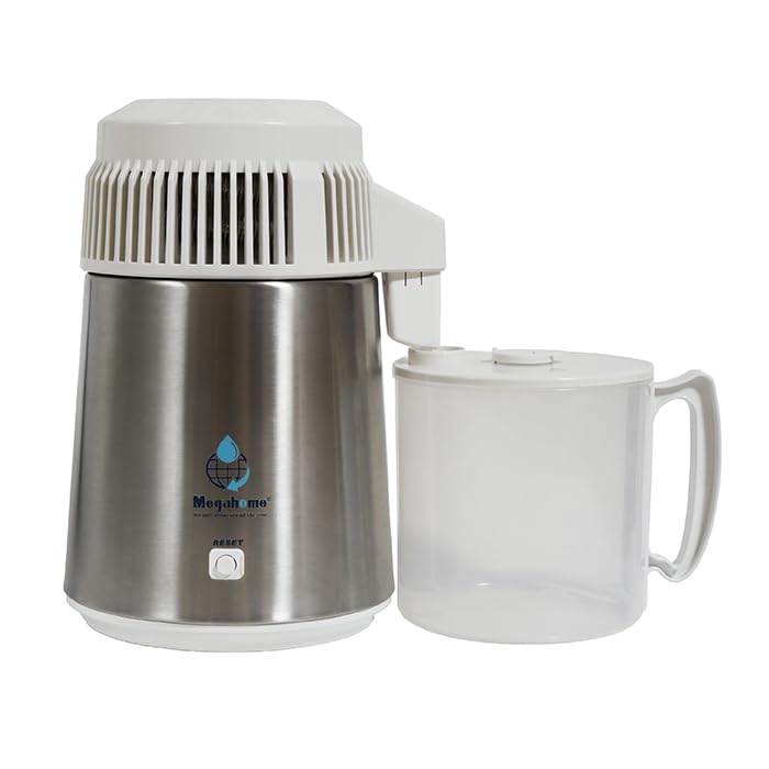 Distilled Water Bottle Magnetic Power Cord Type Pure Pot Made by Taiwan Mega Home White Stainless Steel Body New Poly Container Authorized Distributor
Distilled Water Bottle Magnetic Power Cord Type Pure Pot Made by Taiwan Mega Home White Stainless Steel Body New Poly Container Authorized Distributor