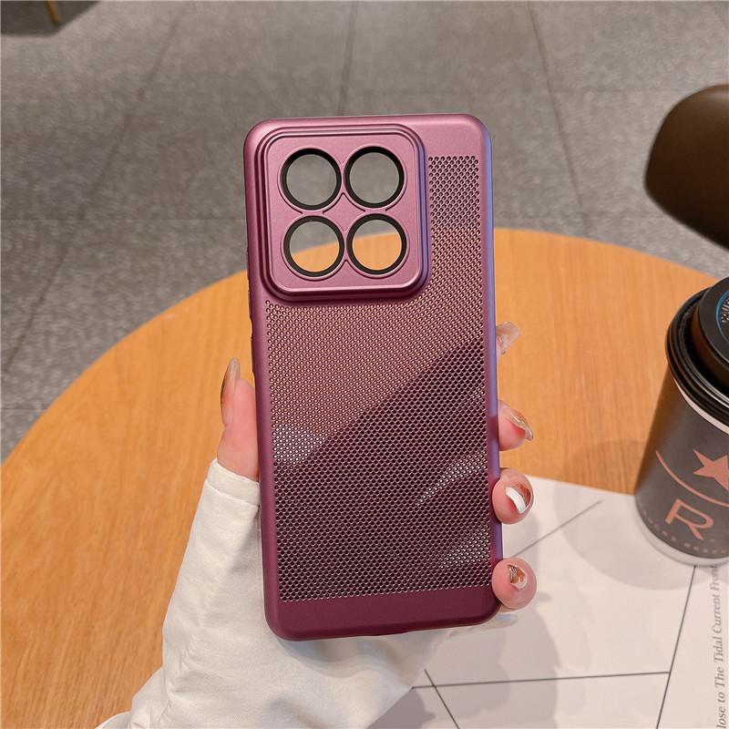 Полный чехол для рассеивания тепла с пленкой для объектива для Xiaomi 14 13 13T Pro Ultra Breathable Cooling Grid Hard PC Back Shell For Xiaomi 14 Pro вино красного
Полный чехол для рассеивания тепла с пленкой для объектива для Xiaomi 14 13 13T Pro Ultra Breathable Cooling Grid Hard PC Back Shell For Xiaomi 14 Pro вино красного