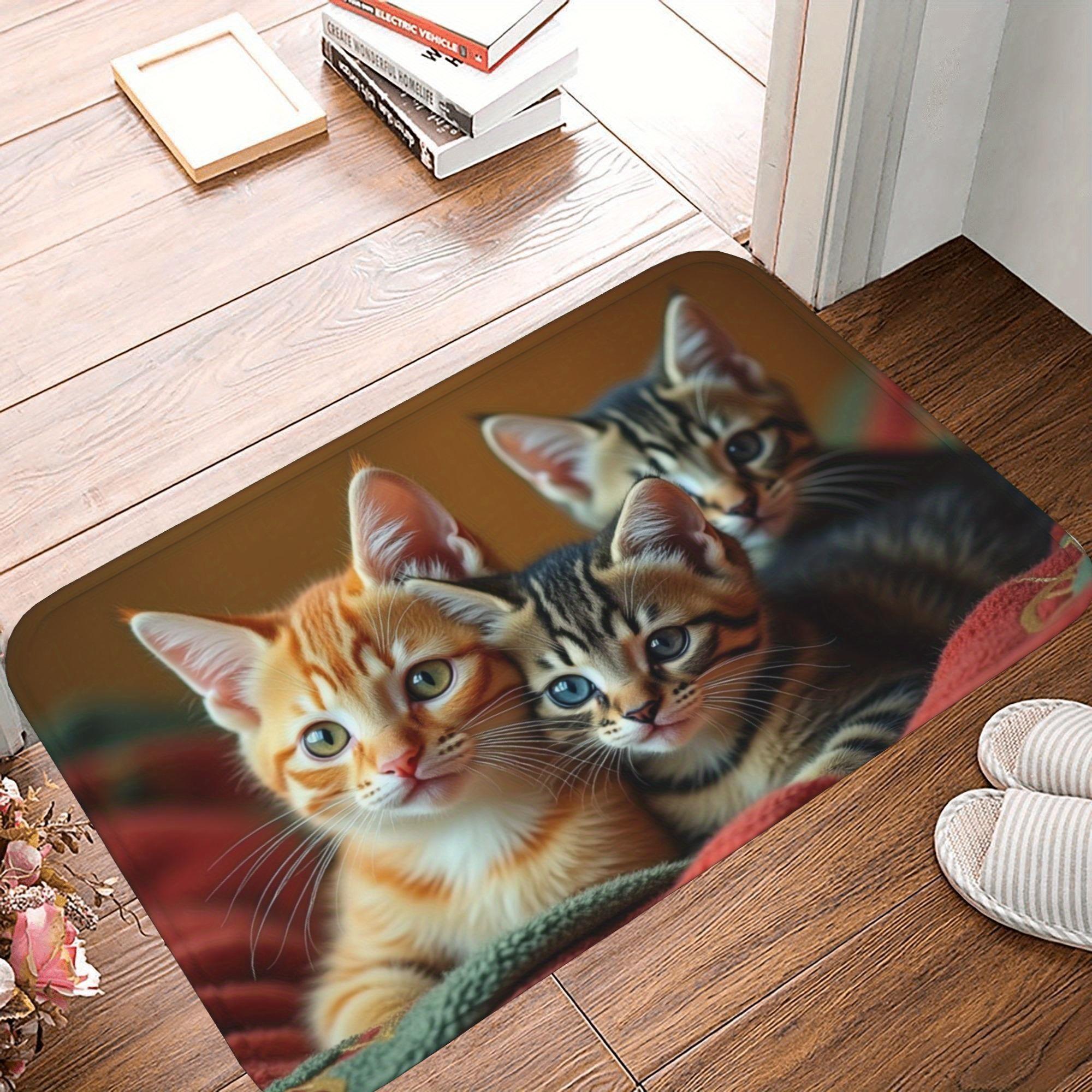 1PC Three Little Cats Kitchen Rug Non-Slip Door Mat Pop design Bathroom Rug Bath Mat Carpet for Home Sink Laundry ecoreeree 40cm x 60cm
1PC Three Little Cats Kitchen Rug Non-Slip Door Mat Pop design Bathroom Rug Bath Mat Carpet for Home Sink Laundry ecoreeree 40cm x 60cm