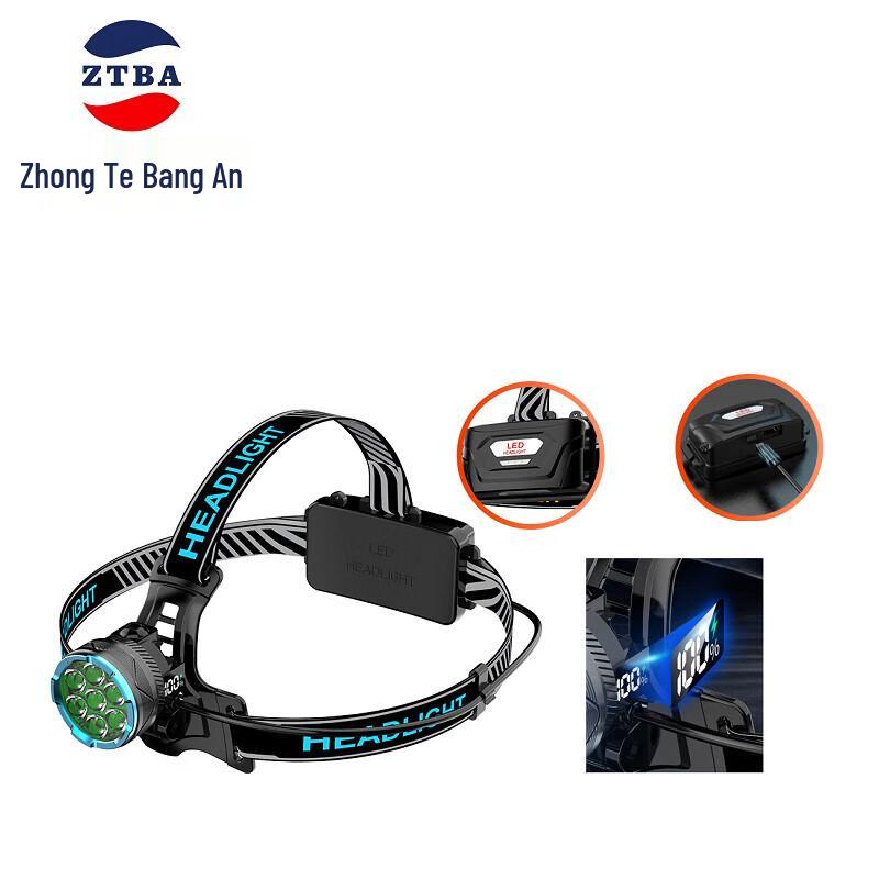 Zhongtebang an Outdoor LED Headlamp with Digital Display One Size
Zhongtebang an Outdoor LED Headlamp with Digital Display One Size
