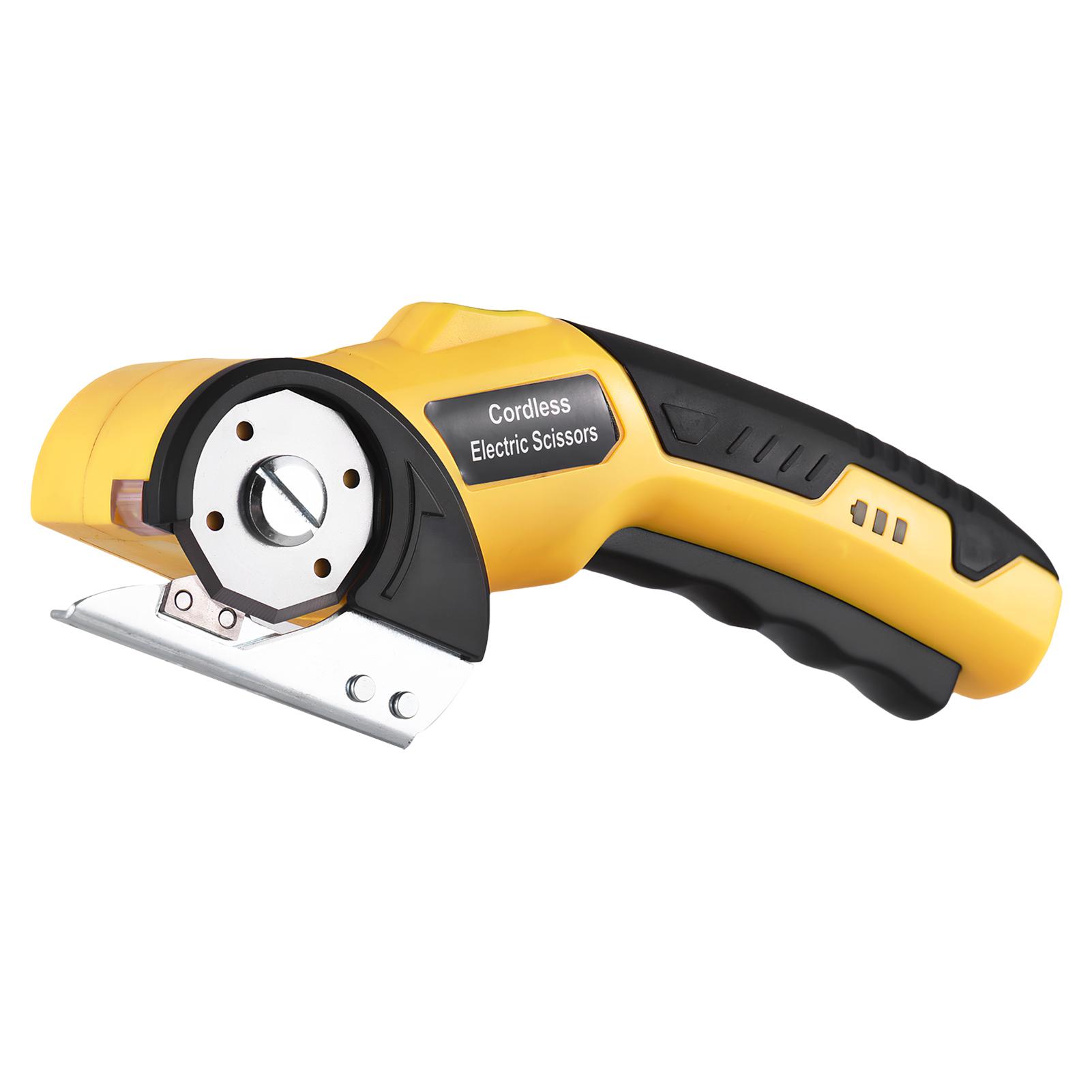 Cordless Electric Scissors 4V Rechargeable Cardboard Box Cutter Fabric Scissor with Lock & LED Light for Leather Carpet Plastic Cutting Sew
Cordless Electric Scissors 4V Rechargeable Cardboard Box Cutter Fabric Scissor with Lock & LED Light for Leather Carpet Plastic Cutting Sew
