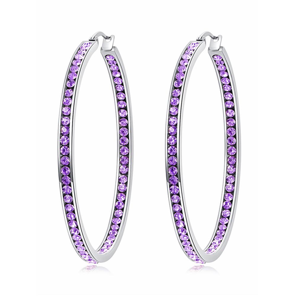 CiNily 9 Tone Rose Gold Silver Plated Black Hoop Earrings Stainless Steel CZ Crystal Big Round Circle Rock Punk Fully-Jewelled
CiNily 9 Tone Rose Gold Silver Plated Black Hoop Earrings Stainless Steel CZ Crystal Big Round Circle Rock Punk Fully-Jewelled