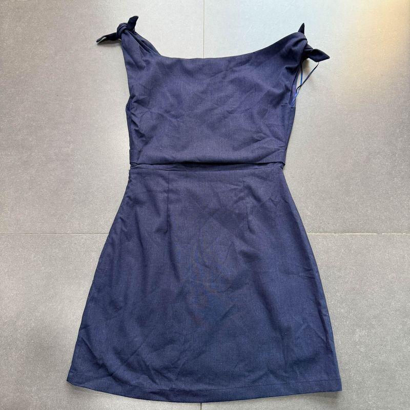 Foreign Trade Order Cotton and Linen Texture Strap Sloping Shoulder Waist Hugging Simple Temperament Dress Dark Blue L
Foreign Trade Order Cotton and Linen Texture Strap Sloping Shoulder Waist Hugging Simple Temperament Dress Dark Blue L