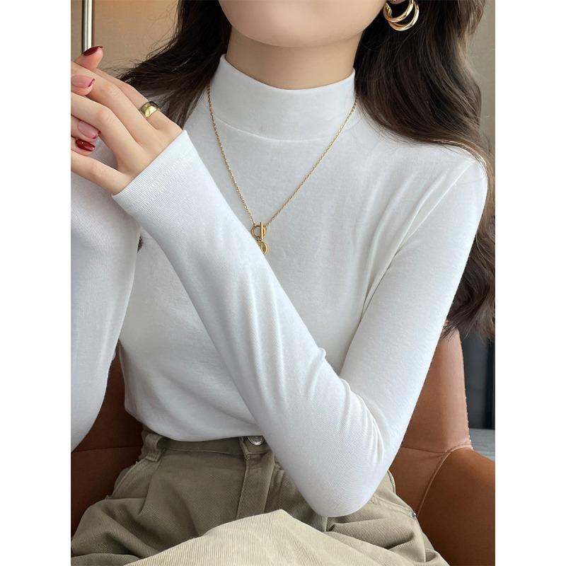 Женская рубашка из модала с полуводолазкой и бархатом, новогодняя, белая, осенне-зимняя, с тонким, матовым воротником-стойкой L
Женская рубашка из модала с полуводолазкой и бархатом, новогодняя, белая, осенне-зимняя, с тонким, матовым воротником-стойкой L