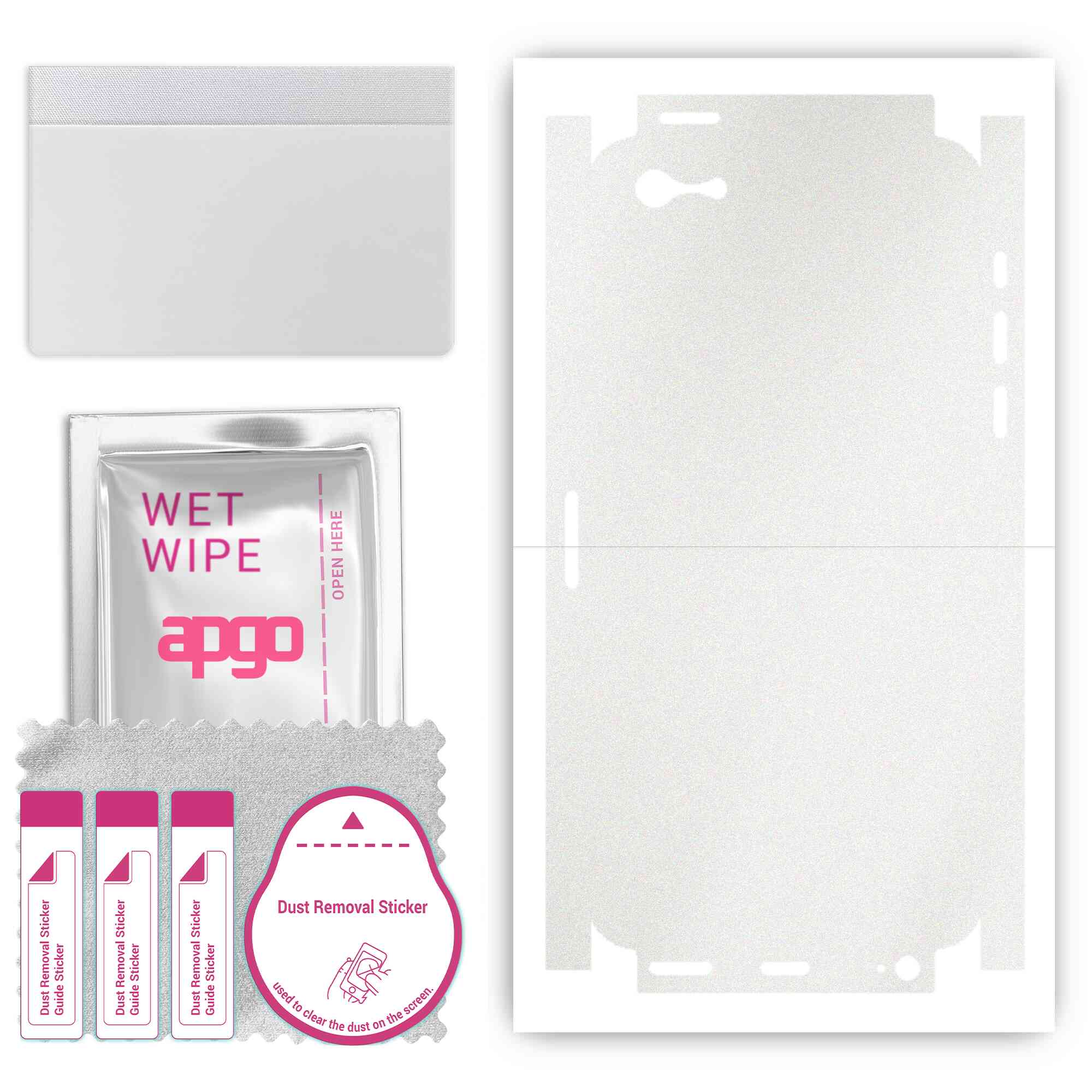 Apgo Protective Skin Sticker for the back+sides compatible with Apple iPhone 5, Full Wrap Film, Foil, Vinyl - Pattern Matte Transparent
Apgo Protective Skin Sticker for the back+sides compatible with Apple iPhone 5, Full Wrap Film, Foil, Vinyl - Pattern Matte Transparent