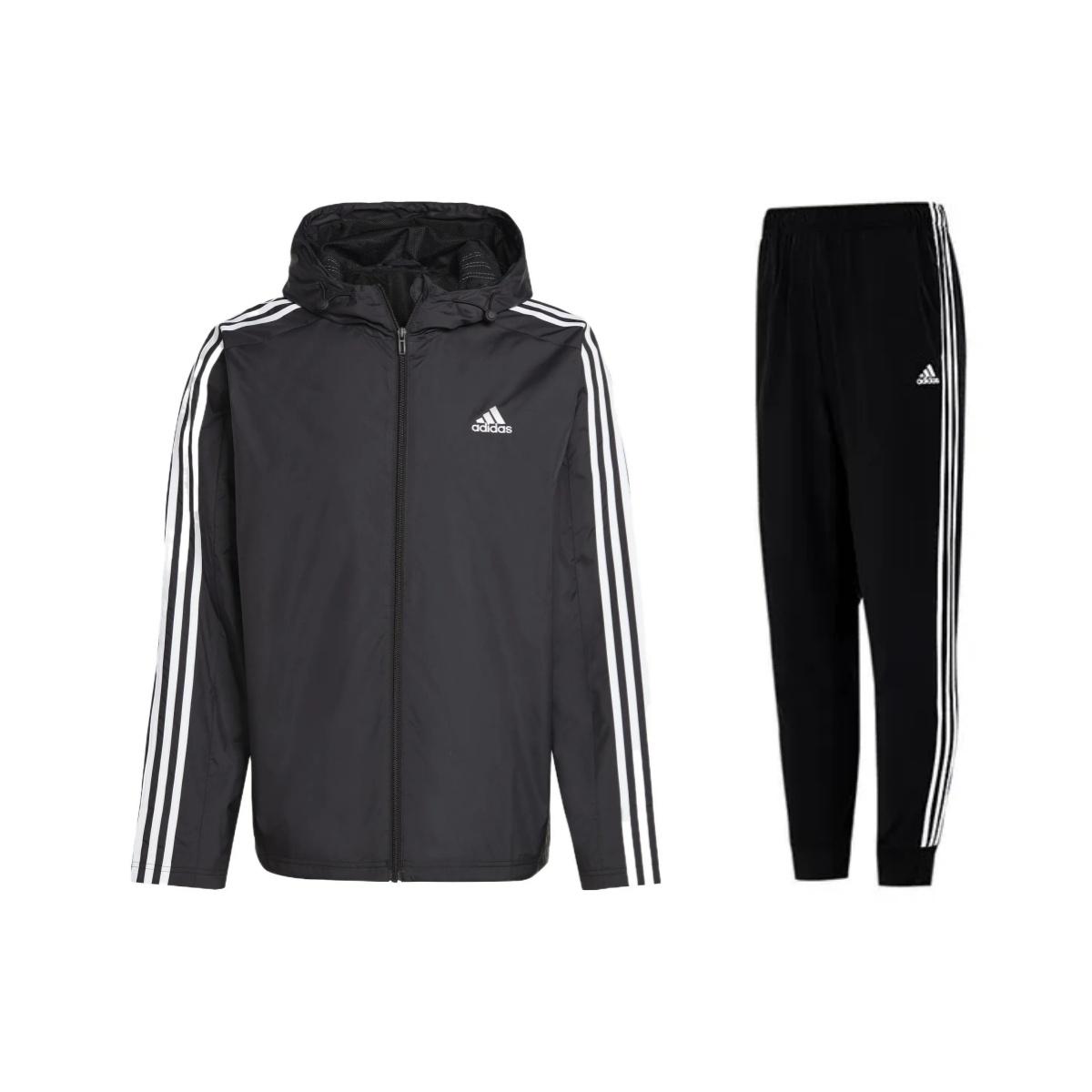 Adidas High Street Minimalist Stripe Logo Printed Zip-Up Hooded Jacket And Elastic Cuffed Long Pants Casual Sports Set Men Sports Set IB0381+H46105 XL
Adidas High Street Minimalist Stripe Logo Printed Zip-Up Hooded Jacket And Elastic Cuffed Long Pants Casual Sports Set Men Sports Set IB0381+H46105 XL