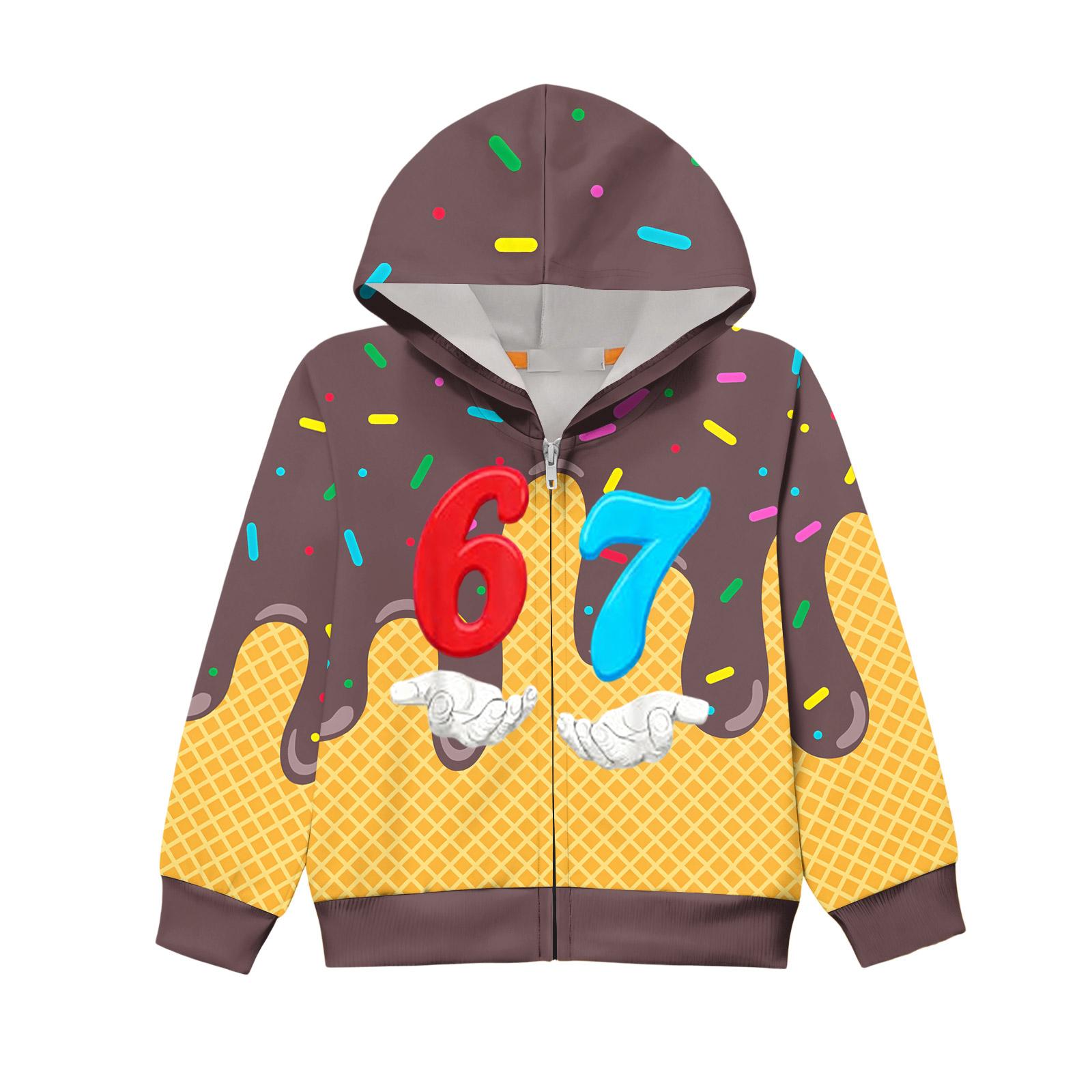 Children s Long Sleeved Loose Printed Zipper Jacket 150 кавовий
Children s Long Sleeved Loose Printed Zipper Jacket 150 кавовий