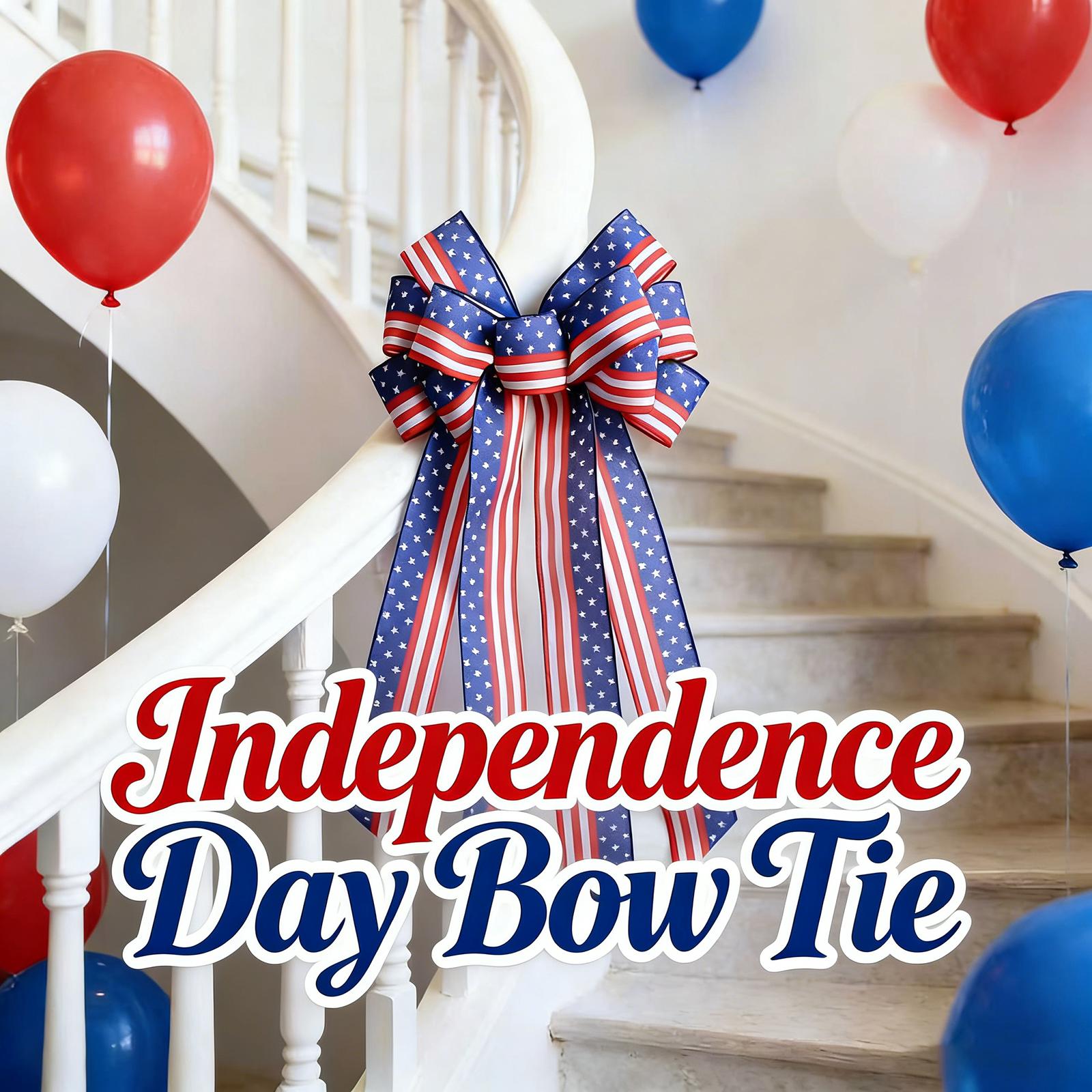 Independence Day - Bow Tie Ribbon Decoration - Festival Party Atmosphere Decoration - Creative Door Decoration With Bow Ties One Size
Independence Day - Bow Tie Ribbon Decoration - Festival Party Atmosphere Decoration - Creative Door Decoration With Bow Ties One Size
