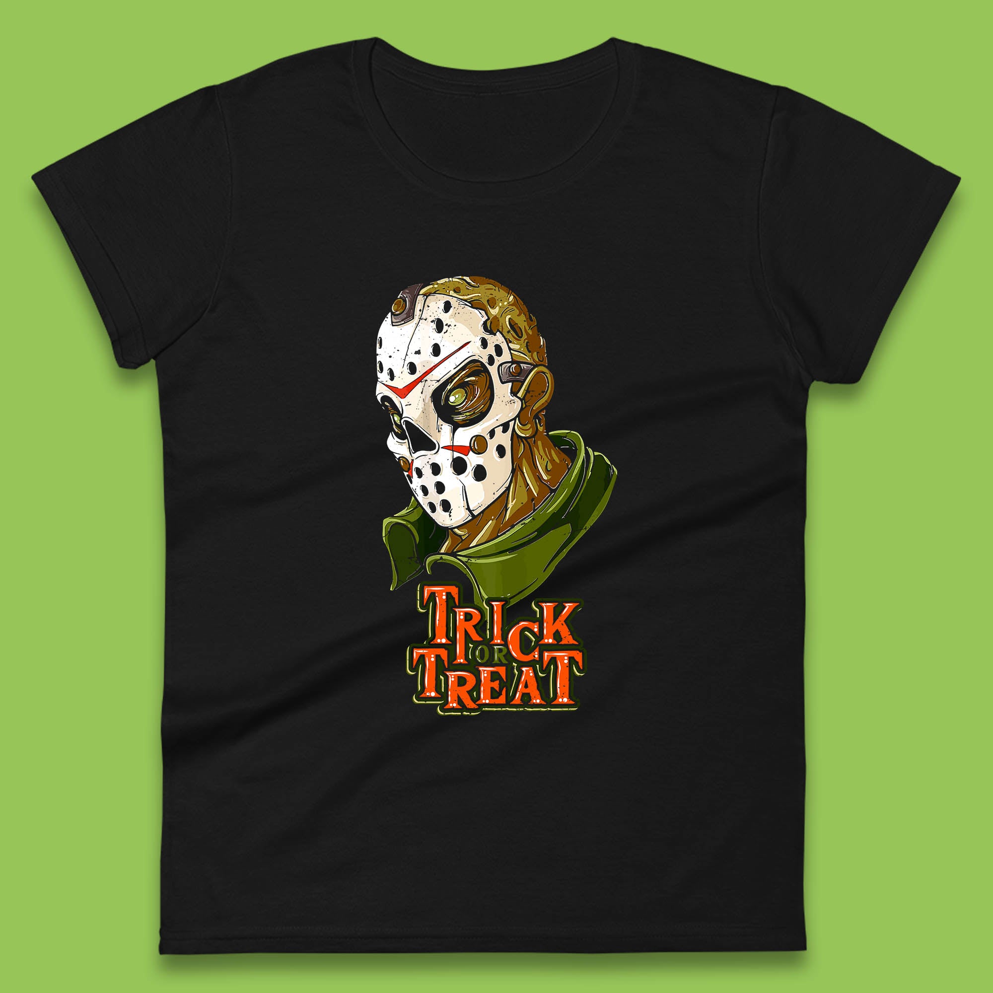 Halloween Trick Or Treat Jason Voorhees Face Mask Horror Movie Character Womens Tee T Shirt Mens Tops Unisex Top XL
Halloween Trick Or Treat Jason Voorhees Face Mask Horror Movie Character Womens Tee T Shirt Mens Tops Unisex Top XL