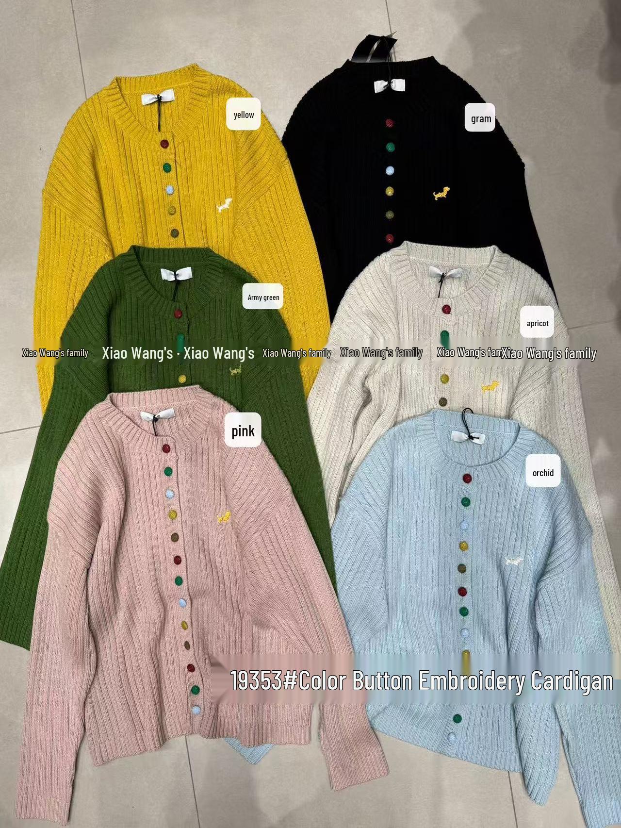 Xiao Wang s Spring Korean Plus Size Embroidered Knitted Cardigan One Size абрикосовий
Xiao Wang s Spring Korean Plus Size Embroidered Knitted Cardigan One Size абрикосовий