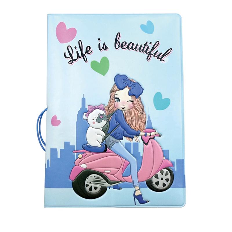 Travel Girl Passport Cover Waterproof PU Leather Ticket ID Card Holder Travel Accessories Elastic Rope Anti-lost Passport Holder
Travel Girl Passport Cover Waterproof PU Leather Ticket ID Card Holder Travel Accessories Elastic Rope Anti-lost Passport Holder