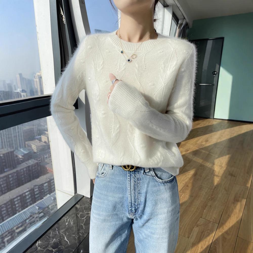 Women s Hollow Jacquard Cashmere Sweater - Round Neck, Warm Knitwear for Autumn/Winter 2024 S
Women s Hollow Jacquard Cashmere Sweater - Round Neck, Warm Knitwear for Autumn/Winter 2024 S