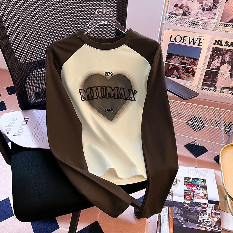 Women s Plus Size Color Block Patchwork Long Sleeve T-shirt, Spring/Autumn Loose Slimming Top, Lazy Style. Medium кофейный
Women s Plus Size Color Block Patchwork Long Sleeve T-shirt, Spring/Autumn Loose Slimming Top, Lazy Style. Medium кофейный