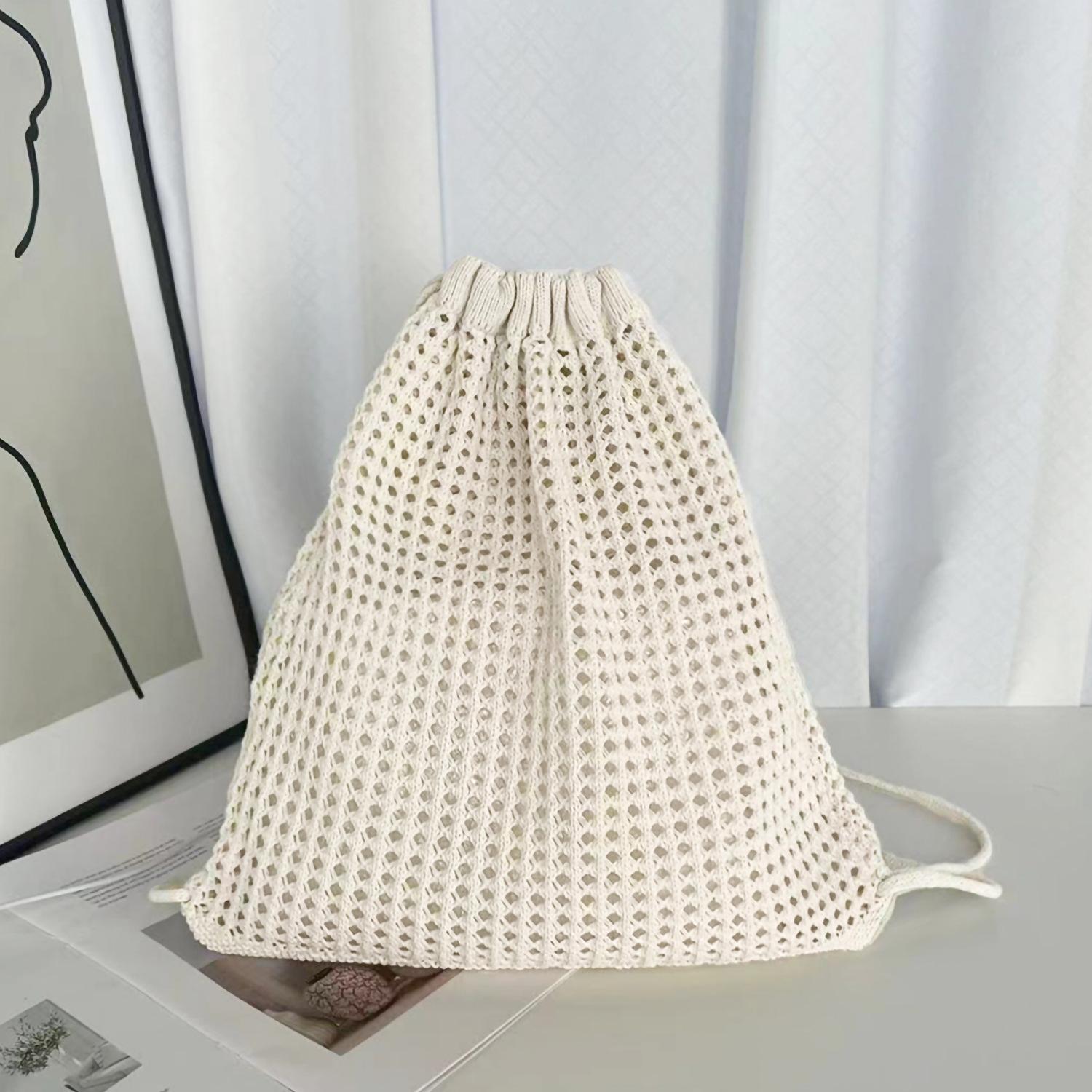 Backpack for Women Design Casual Handmade Knitting Travel Bagpack Beach Holiday Style Female Drawstring Shopping Backpack абрикосовый
Backpack for Women Design Casual Handmade Knitting Travel Bagpack Beach Holiday Style Female Drawstring Shopping Backpack абрикосовый