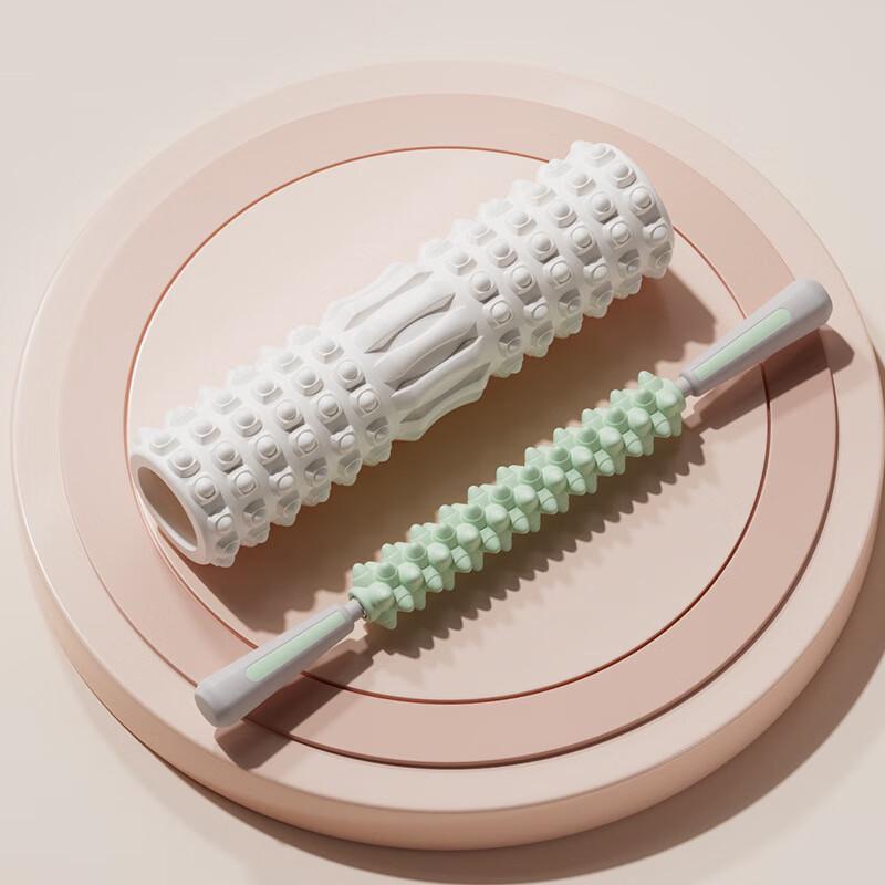 Textured Foam Roller and Massage Stick Set
Textured Foam Roller and Massage Stick Set