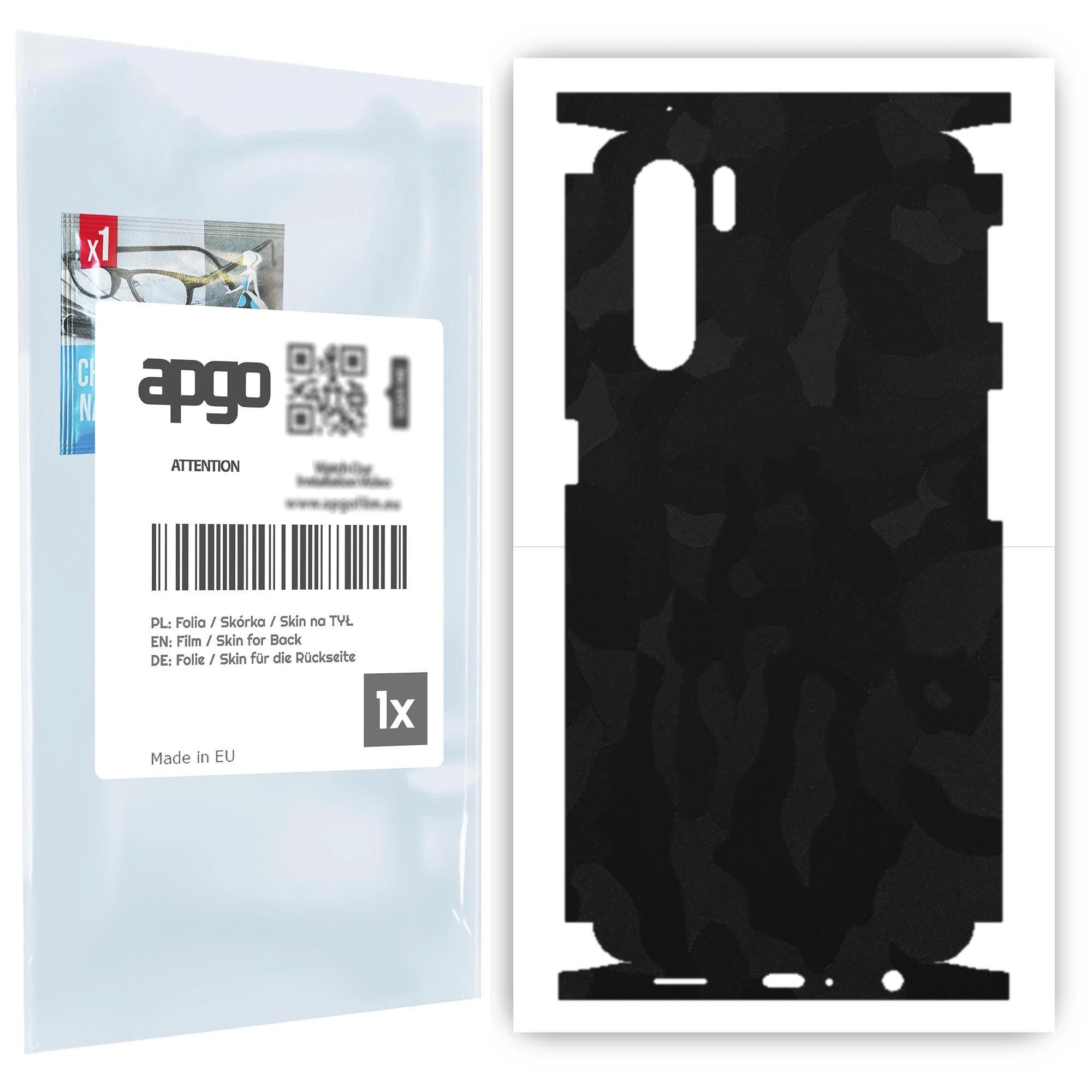 apgo Protective Skin Sticker for the back+sides compatible with Oppo Reno3 5G, Full Wrap Film, Foil, Vinyl - Pattern Black Camo
apgo Protective Skin Sticker for the back+sides compatible with Oppo Reno3 5G, Full Wrap Film, Foil, Vinyl - Pattern Black Camo