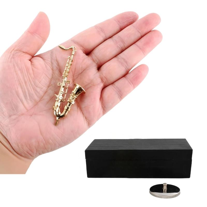 Exquisite Handcrafted Miniature Tenors Saxophone Brass Model With Gold Plating Musical Instrument Decoration For Home
Exquisite Handcrafted Miniature Tenors Saxophone Brass Model With Gold Plating Musical Instrument Decoration For Home