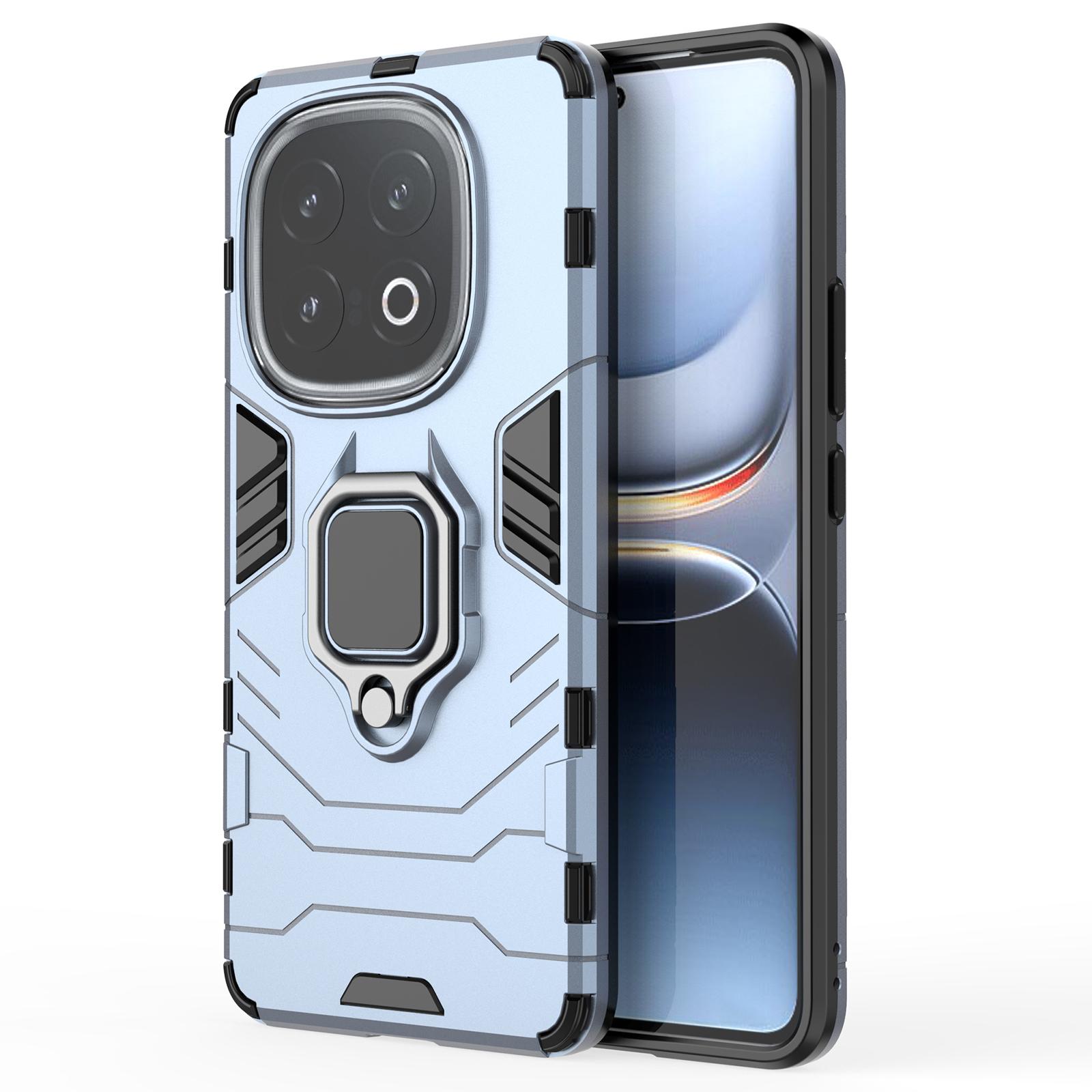 Для vivo iQOO 13 5G Чохол PC+TPU Захисний чохол для телефону з кільцем-підставкою Blue
Для vivo iQOO 13 5G Чохол PC+TPU Захисний чохол для телефону з кільцем-підставкою Blue