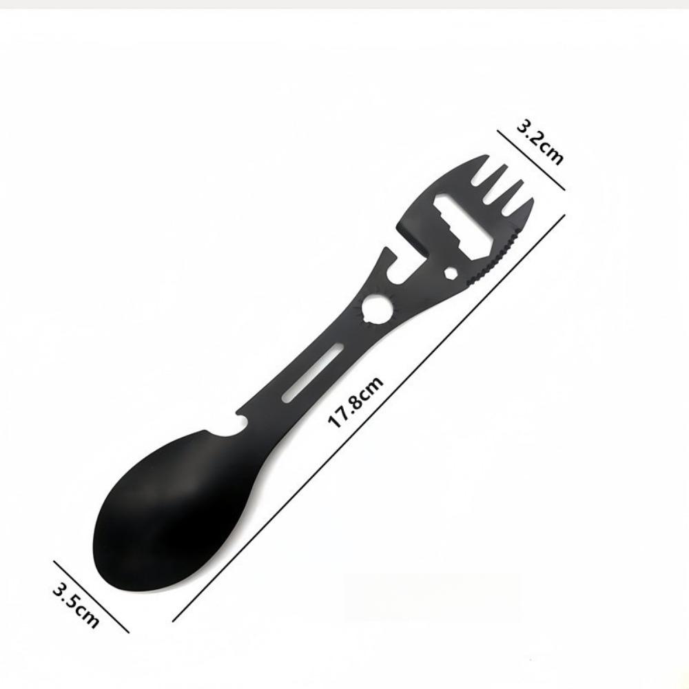 Multi Function tableware spoon multi tool can opener flatware Portable bottle cutlery multitool camp utensil fork Spork stainles
Multi Function tableware spoon multi tool can opener flatware Portable bottle cutlery multitool camp utensil fork Spork stainles