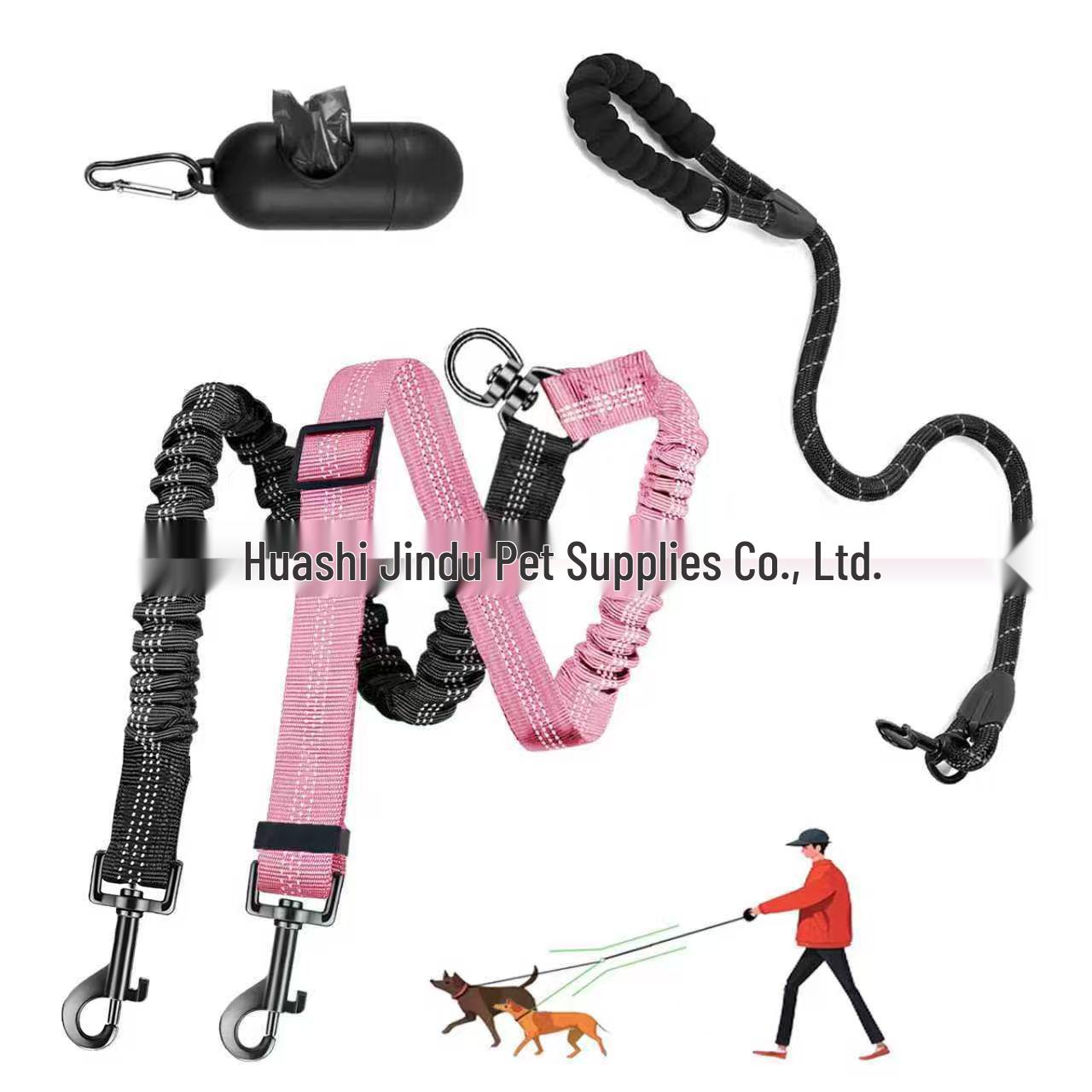 Automatic Retractable No-Choke Dog Leash for Walking Two Dogs рожевий
Automatic Retractable No-Choke Dog Leash for Walking Two Dogs рожевий