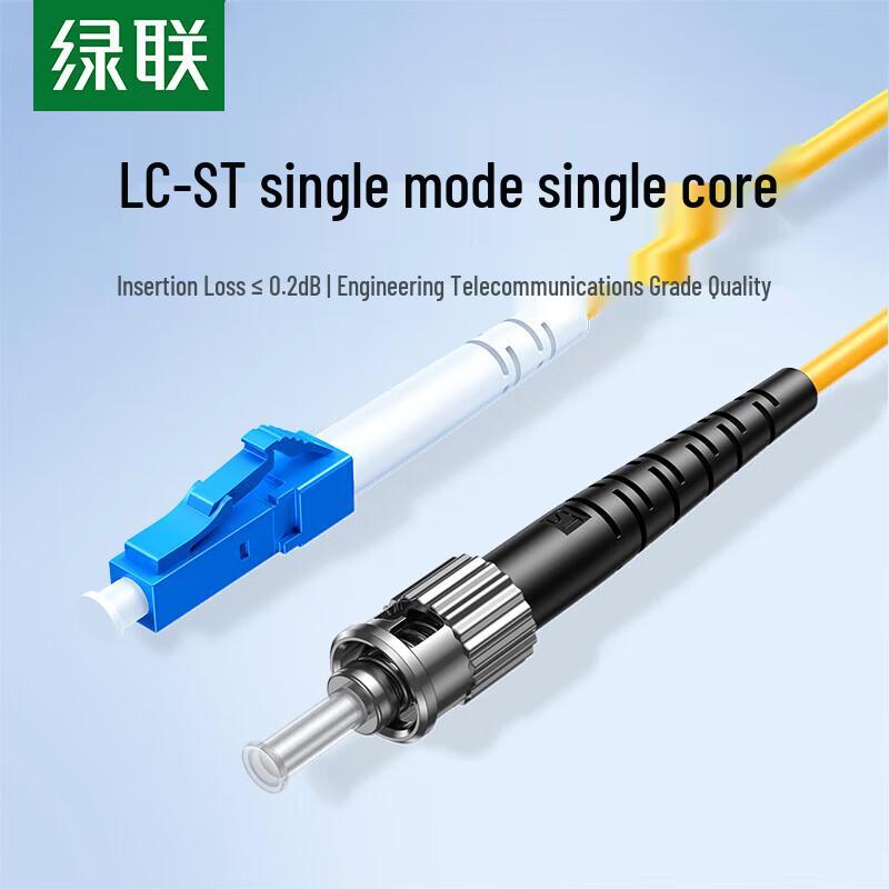 UGREEN NW369 LC-ST Single Mode 10G Fiber Optic Patch Cable
UGREEN NW369 LC-ST Single Mode 10G Fiber Optic Patch Cable