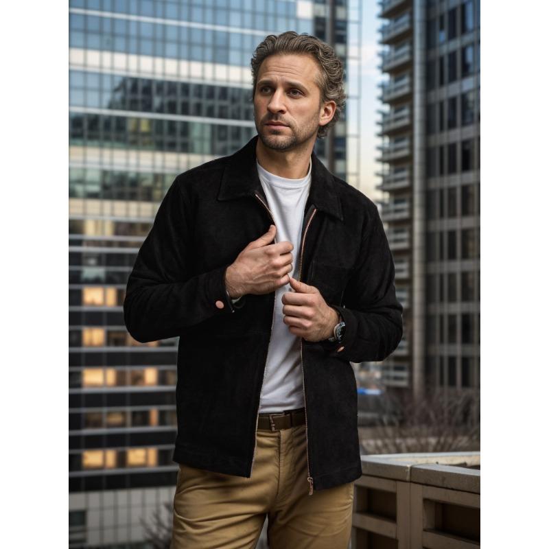 Новая весенне-осенняя куртка однотонная замшевая повседневная куртка на молнии для мужчин XL
Новая весенне-осенняя куртка однотонная замшевая повседневная куртка на молнии для мужчин XL