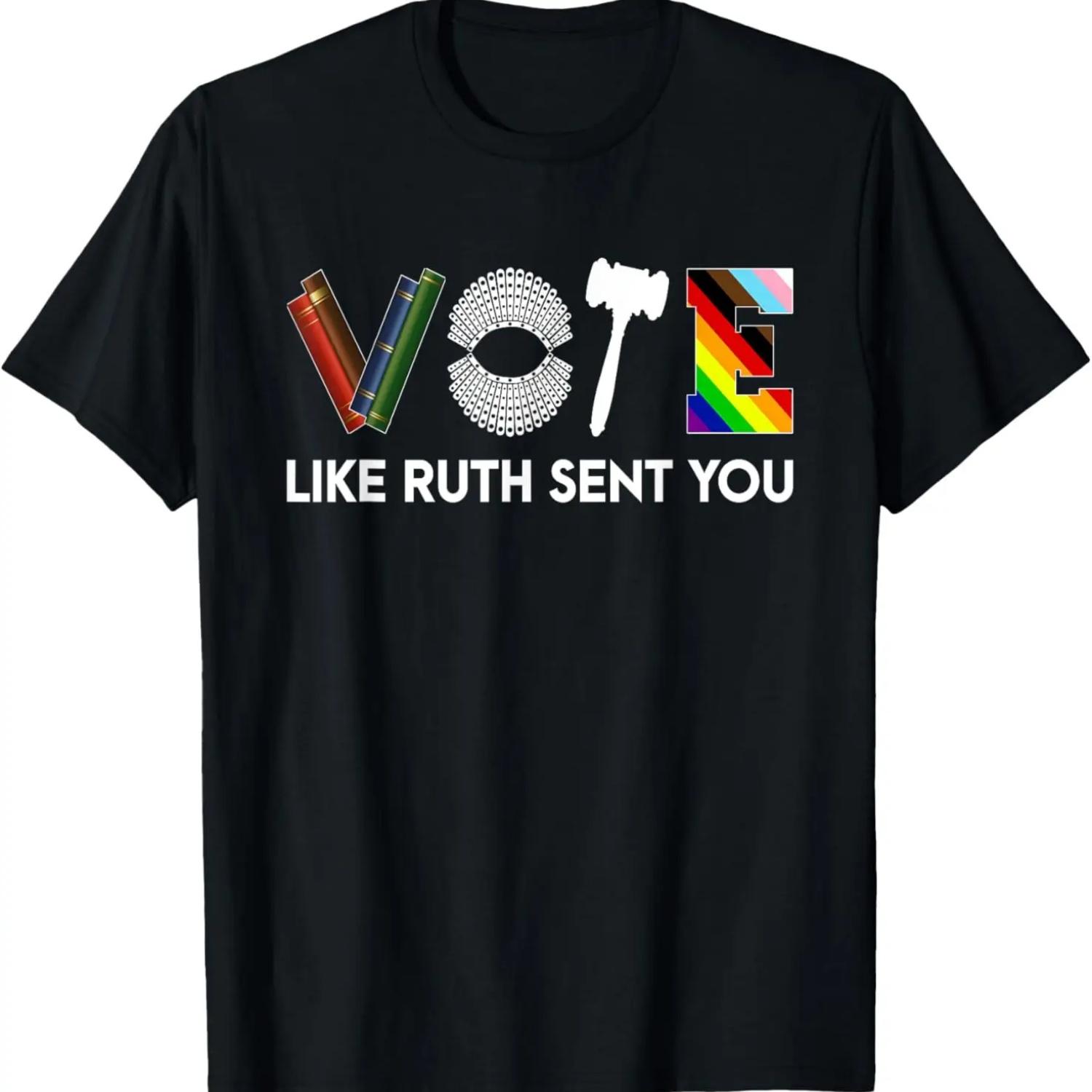 Funny Vote Like Ruth Sent You Gavel Feminists Lgbt Pride T-Shirt,100% cotton XXXXXL чорний
Funny Vote Like Ruth Sent You Gavel Feminists Lgbt Pride T-Shirt,100% cotton XXXXXL чорний