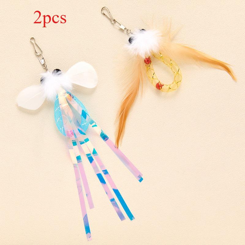 2 шт. Пушистая плюшевая перьевая игрушка для кошек, сменная головка, дразнилка для котят, игрушка для питомца
2 шт. Пушистая плюшевая перьевая игрушка для кошек, сменная головка, дразнилка для котят, игрушка для питомца