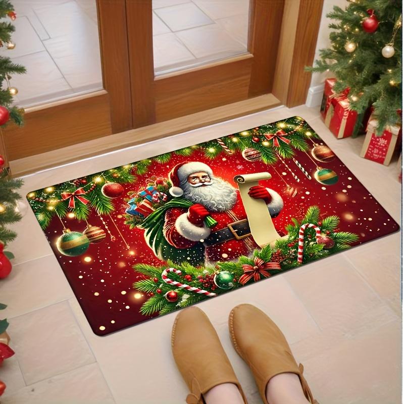 Santa Claus Holiday Doormat, Polyester Non-Slip Machine Washable Fade Resistant Low Pile Rug for Multi-Room Home Decor 40x60cm
Santa Claus Holiday Doormat, Polyester Non-Slip Machine Washable Fade Resistant Low Pile Rug for Multi-Room Home Decor 40x60cm
