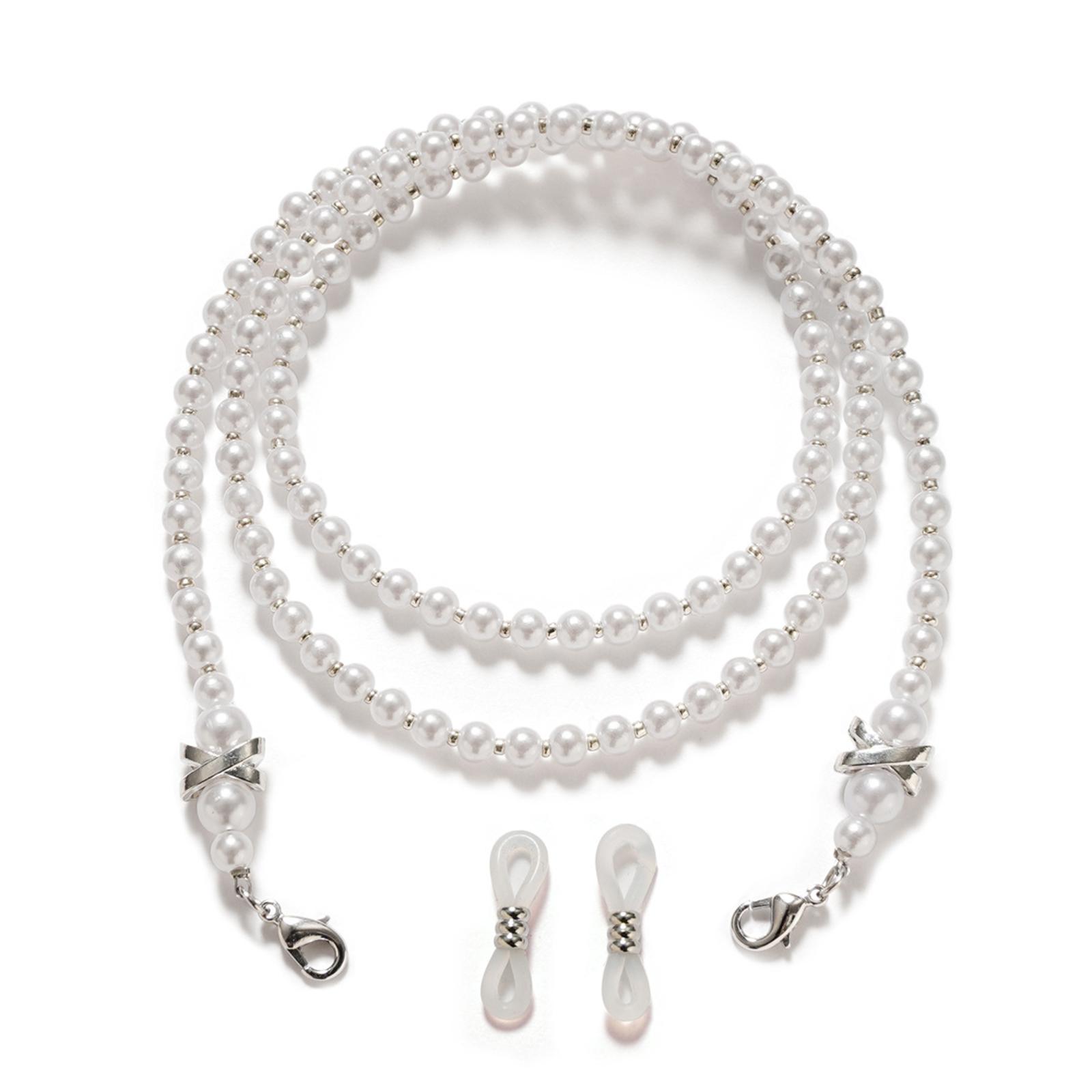 Шнур для очков, ремешок для очков, цепочка для очков с бисером, шнур для очков для чтения для женщин, держатель шнура для очков, держатель цепочки для очков 2