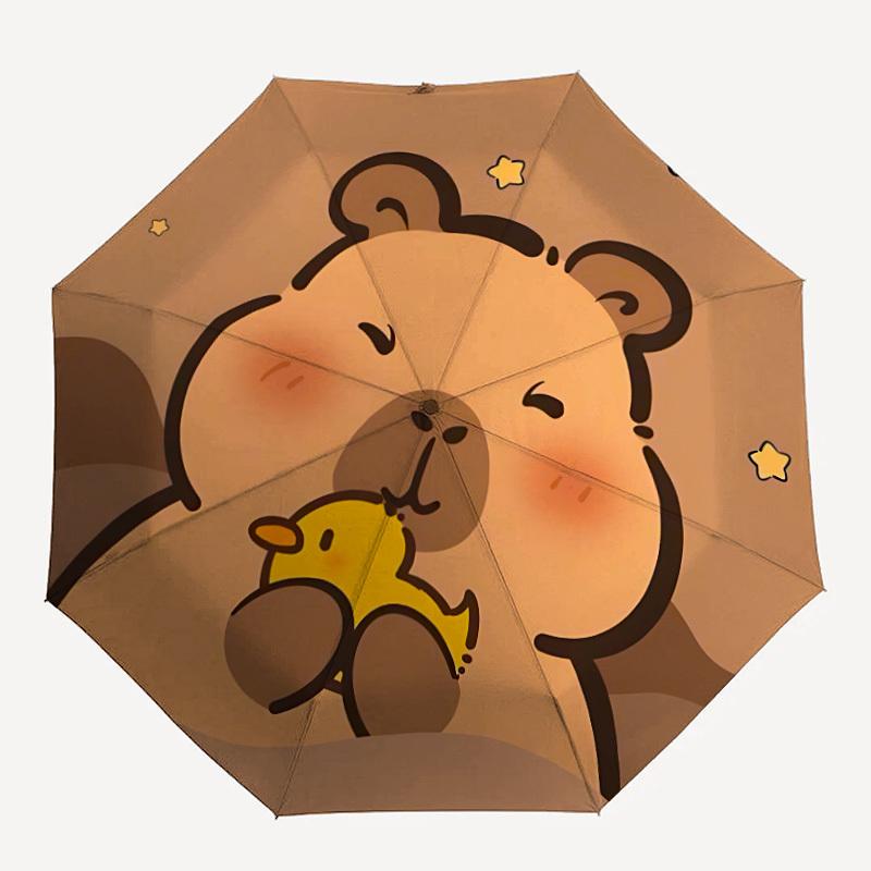 1pc Capybara Umbrella - 8-Rib Automatic Open/Close, Fashionable Compact Umbrella for Outdoor Adventures yy250813149
1pc Capybara Umbrella - 8-Rib Automatic Open/Close, Fashionable Compact Umbrella for Outdoor Adventures yy250813149