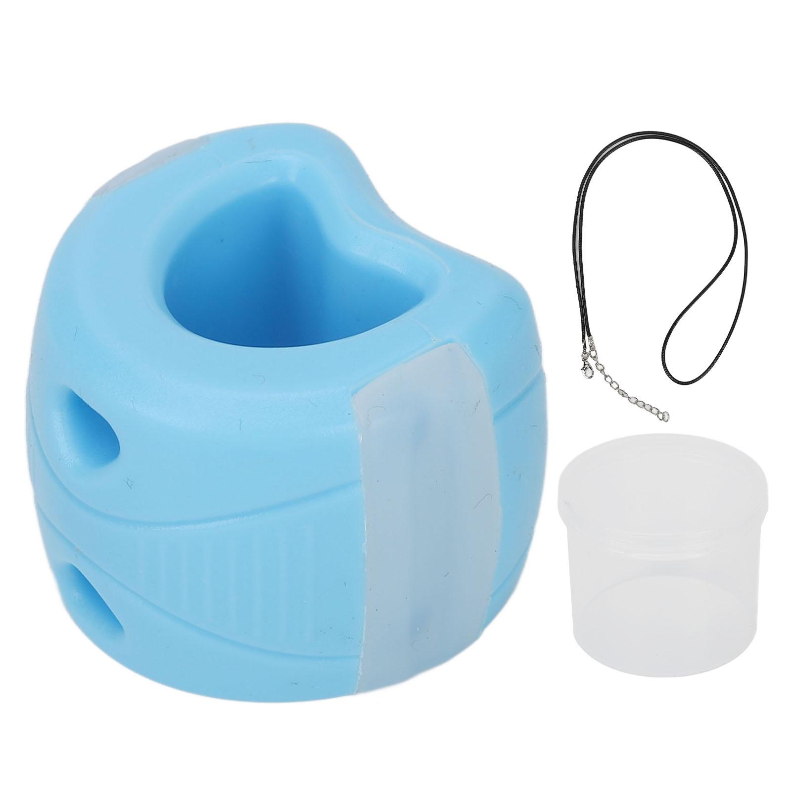 55lb Jaw Exerciser Ball Chew Jaw Trainer Powerful Facial Exerciser for Sculpting Jaw Blue
55lb Jaw Exerciser Ball Chew Jaw Trainer Powerful Facial Exerciser for Sculpting Jaw Blue