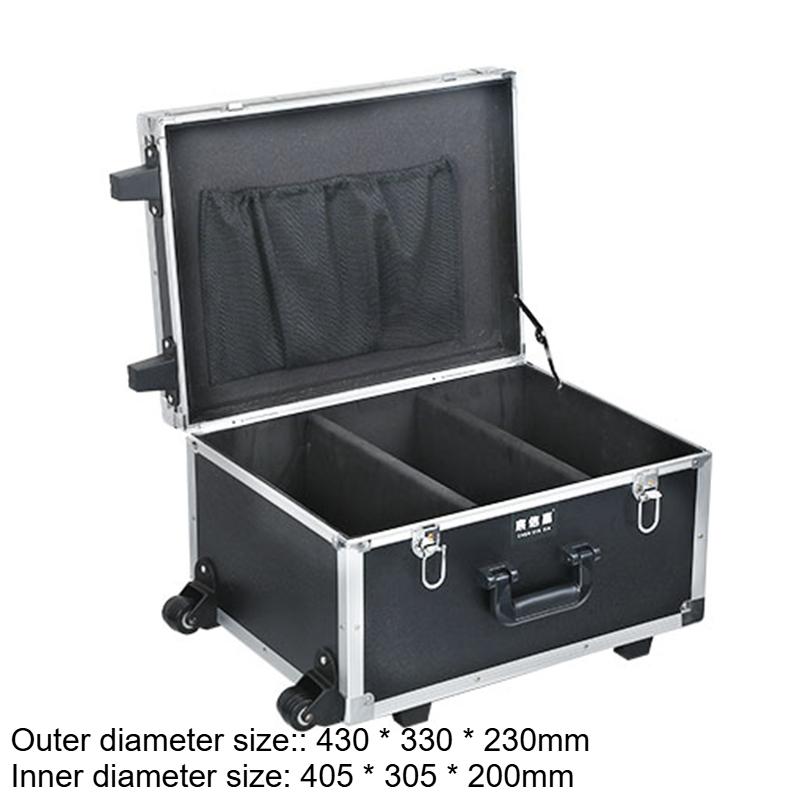 Pull Rod Toolbox Aluminum Alloy Air Transportation Box Multi-function Portable Hardware Storage Case Tools Organizer with Wheels
Pull Rod Toolbox Aluminum Alloy Air Transportation Box Multi-function Portable Hardware Storage Case Tools Organizer with Wheels