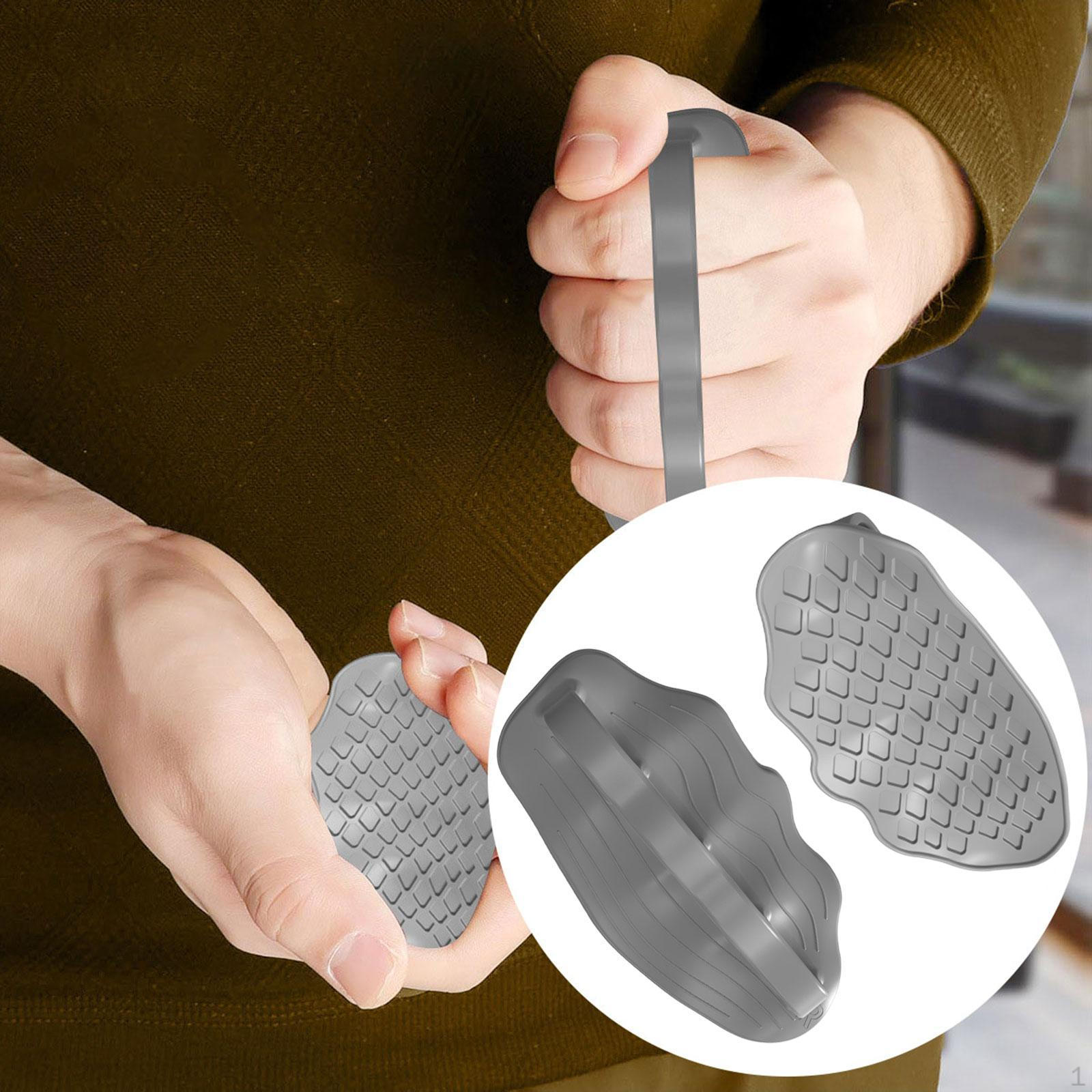 2 шт. Защитные перчатки для рук для поднятия тяжестей, эргономичные, силиконовые, с сумкой для хранения, для тренировок в спортзале серый