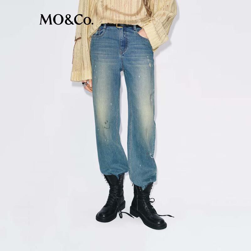 MO&Co. Женские джинсы из потертого хлопка деним с брызгами краски L
MO&Co. Женские джинсы из потертого хлопка деним с брызгами краски L