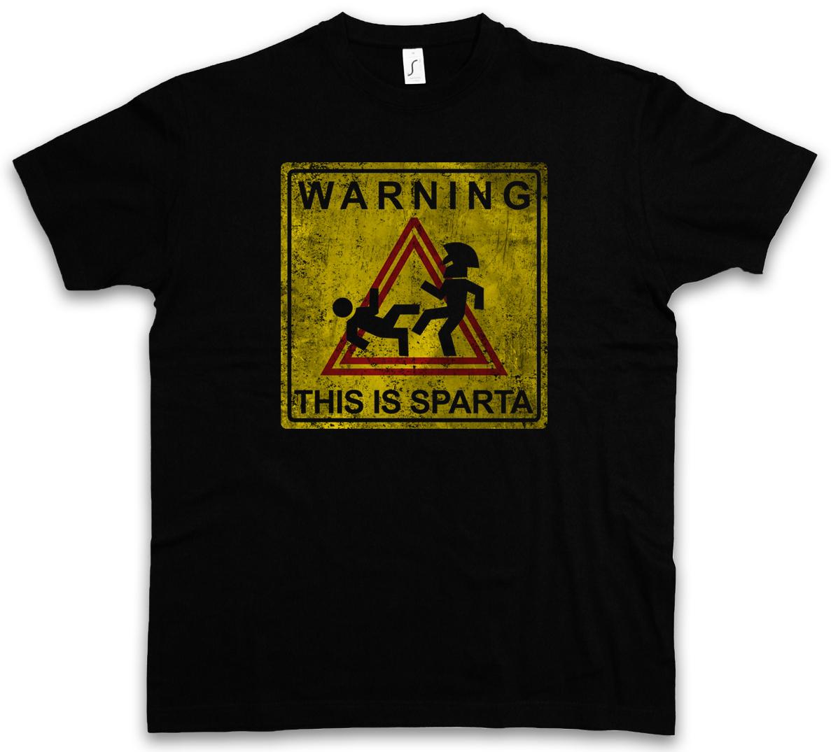 WARNING THIS IS SPARTA SIGN T-Shirt Mens Womens Tees Top Kick Fun Hole Leonidas 300 Logo Insignia S
WARNING THIS IS SPARTA SIGN T-Shirt Mens Womens Tees Top Kick Fun Hole Leonidas 300 Logo Insignia S