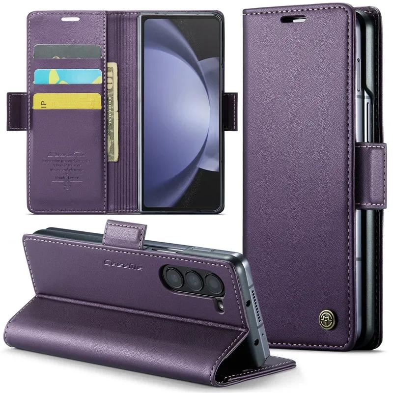 Luxury Magnetic Wallet Leather Case For Samsung Galaxy Z Fold 7 6 5 Shockproof Card Holder Pocket Cover For Galaxy Z Fold6 Z Fold 5 фіолетовий
Luxury Magnetic Wallet Leather Case For Samsung Galaxy Z Fold 7 6 5 Shockproof Card Holder Pocket Cover For Galaxy Z Fold6 Z Fold 5 фіолетовий