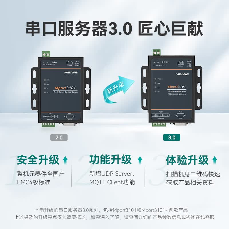 Maiwei Mport3101-I Industrial Single Serial Server
Maiwei Mport3101-I Industrial Single Serial Server