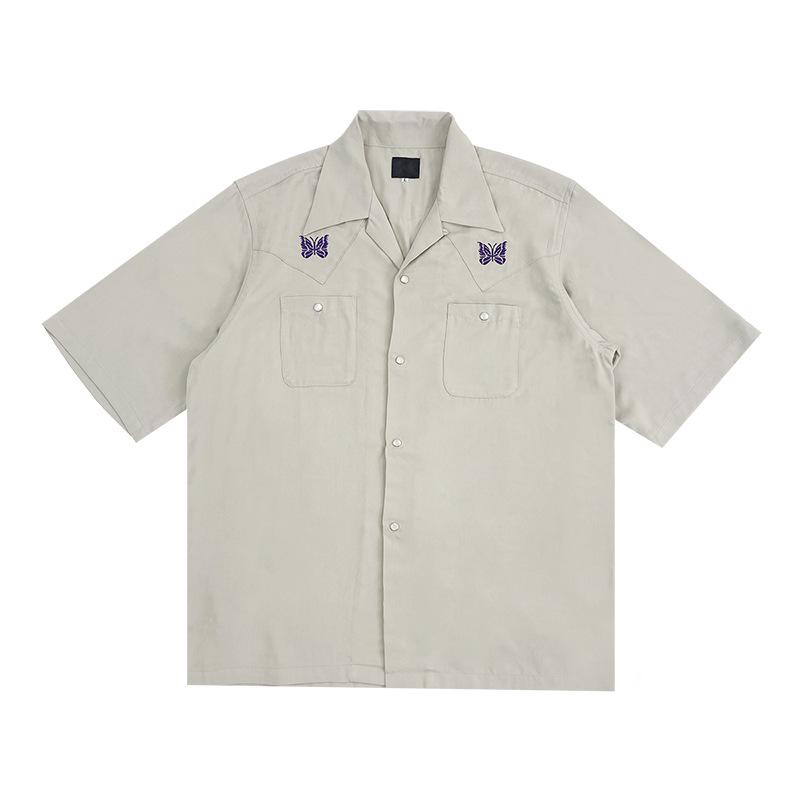 Рубашка с коротким рукавом, вышивка бабочки, иголки, принт, унисекс, свободный крой, ретро стиль Small абрикосовый
Рубашка с коротким рукавом, вышивка бабочки, иголки, принт, унисекс, свободный крой, ретро стиль Small абрикосовый