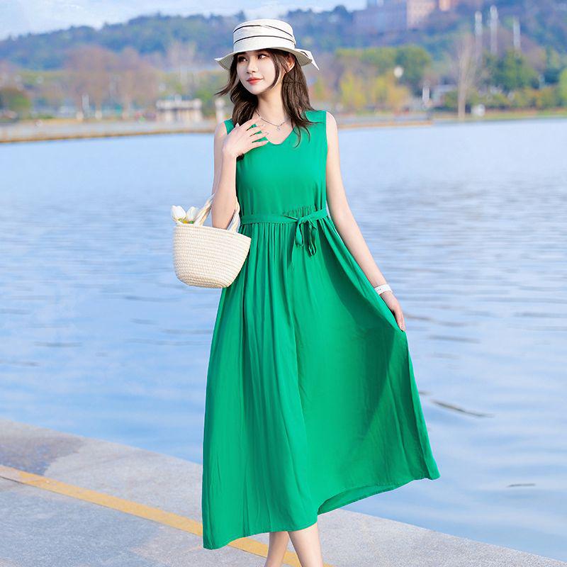 Elegant Plus Size Floral Sleeveless Summer Dress 5XL (for 165-185 jin)
Elegant Plus Size Floral Sleeveless Summer Dress 5XL (for 165-185 jin)