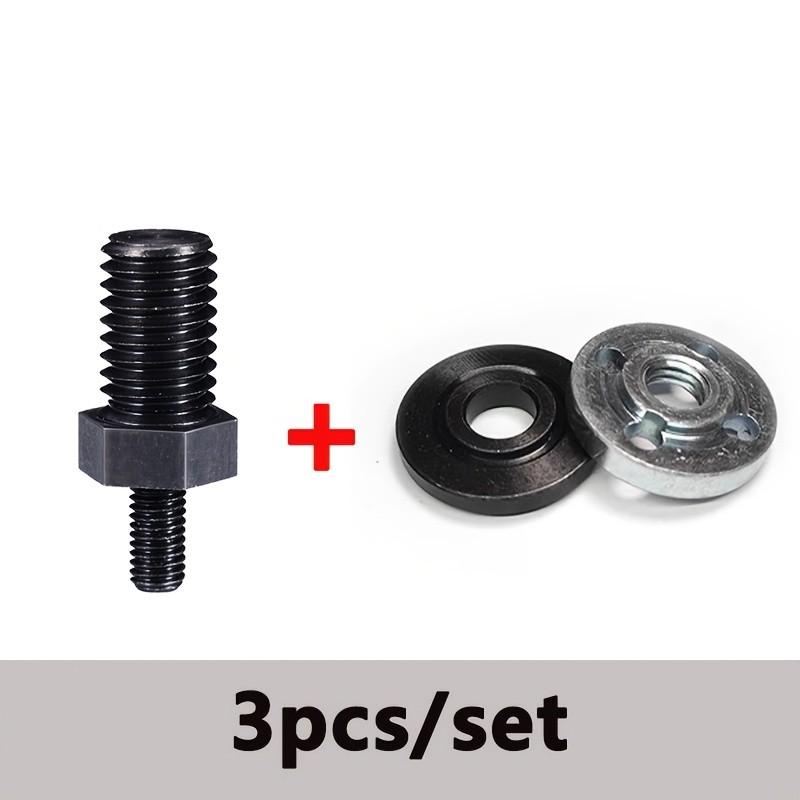 3pcs M5-M10 Angle Grinder Adapter Kit - Connecting Rod, 2pcs M10 Pressure Plates, for Power Tools
3pcs M5-M10 Angle Grinder Adapter Kit - Connecting Rod, 2pcs M10 Pressure Plates, for Power Tools