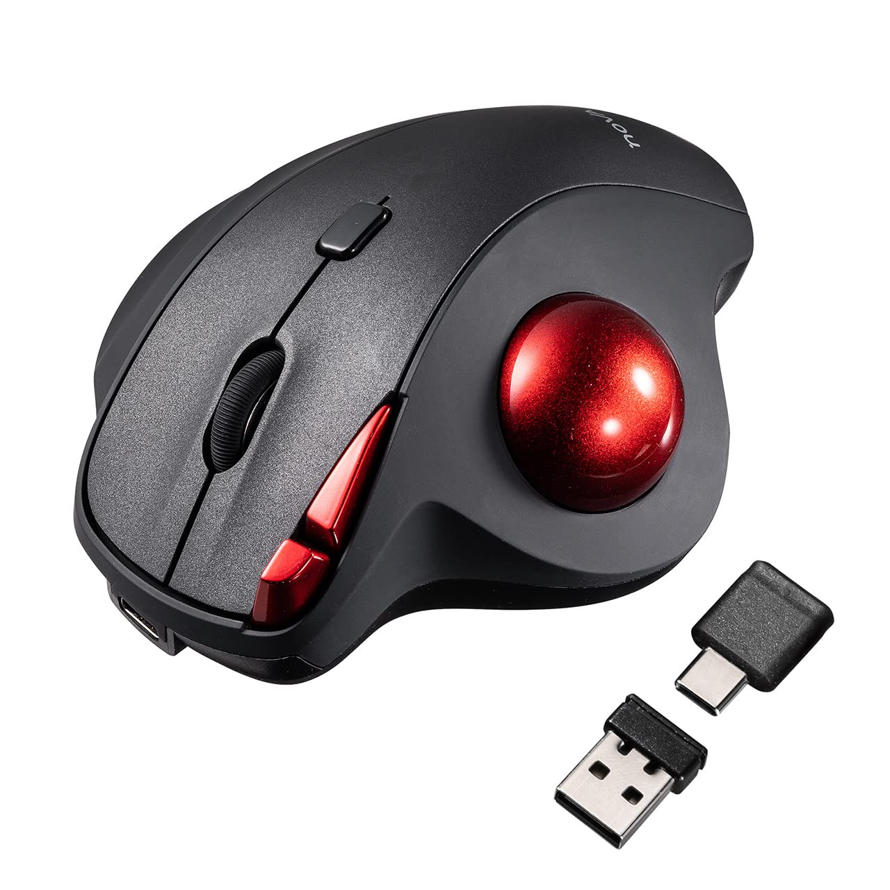 Sanwa Direct Trackball Mouse Wireless Quiet Rechargeable 5 Buttons Wireless NOVA USB-C/USB-A (Back/Forward) 400-MAWTB168
Sanwa Direct Trackball Mouse Wireless Quiet Rechargeable 5 Buttons Wireless NOVA USB-C/USB-A (Back/Forward) 400-MAWTB168