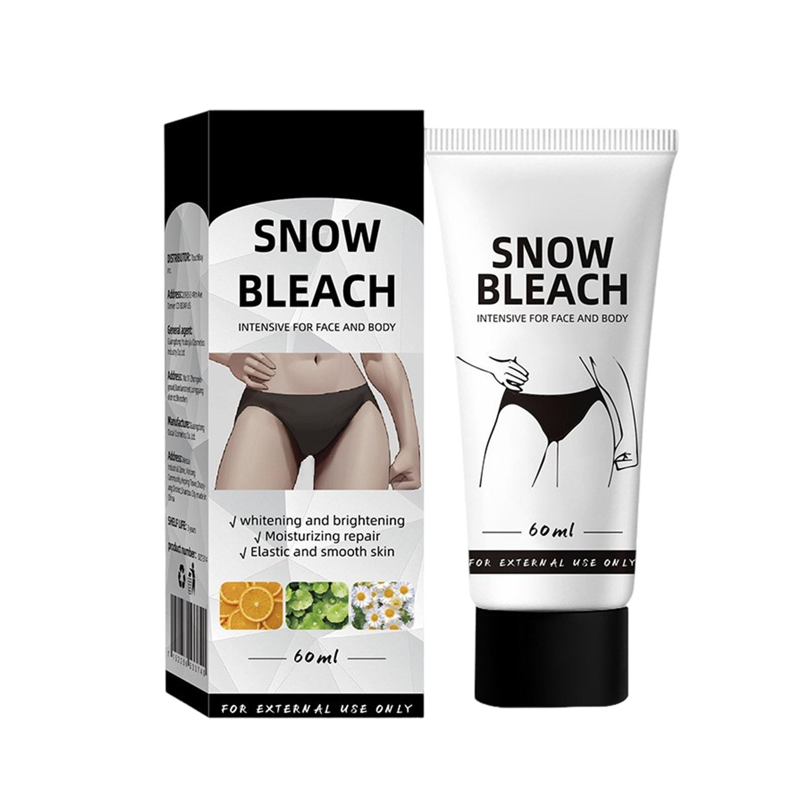 Snow Bleach Intensive Whitening and Brightening Cream for Face and Body Moisturizing Repair Elastic Smooth Skin 60ml Tube One Size
Snow Bleach Intensive Whitening and Brightening Cream for Face and Body Moisturizing Repair Elastic Smooth Skin 60ml Tube One Size
