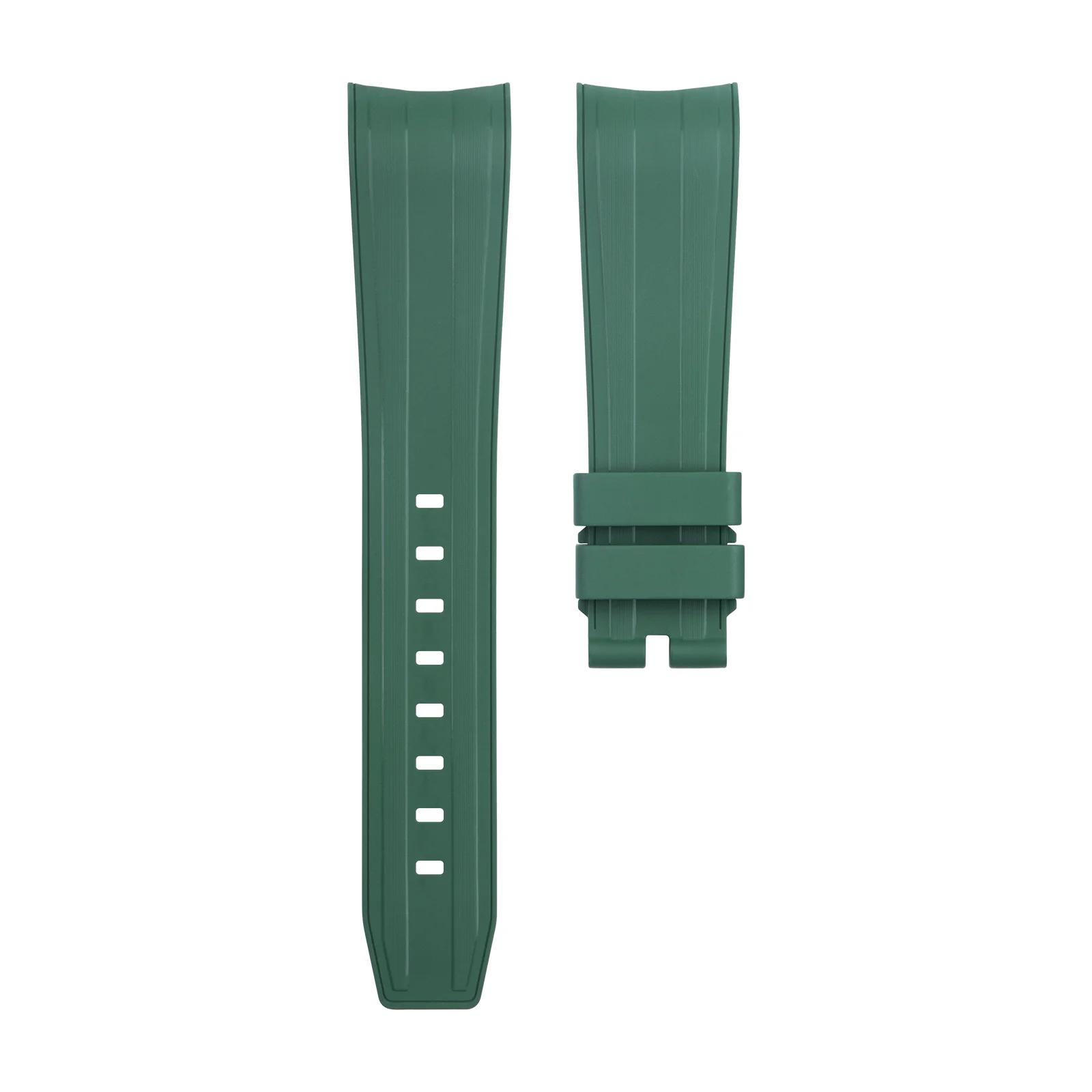 Soft Black Blue Green Fluororubber Rubber Watchband 21mm For Rolex Strap 41mm New Submariner Explorer 216570 Wristband Pin Clasp 21mm&Silver Pin Buckle зелений
Soft Black Blue Green Fluororubber Rubber Watchband 21mm For Rolex Strap 41mm New Submariner Explorer 216570 Wristband Pin Clasp 21mm&Silver Pin Buckle зелений