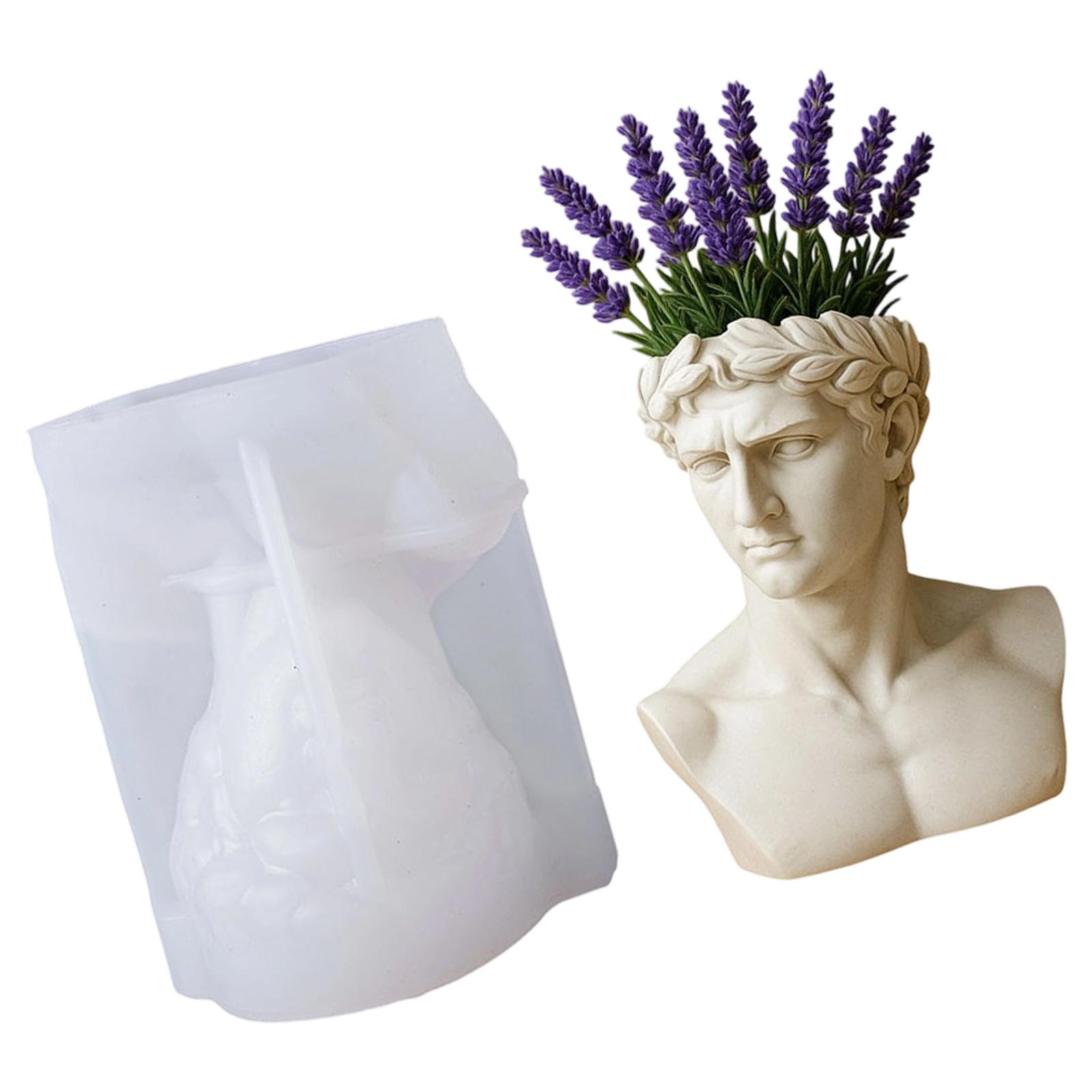 Versatile Flower Pots Mould Handmade Greek Head Planter Silicone Mould Succulent Vase and Pen Holder Mold Jewelry Tool 1
Versatile Flower Pots Mould Handmade Greek Head Planter Silicone Mould Succulent Vase and Pen Holder Mold Jewelry Tool 1